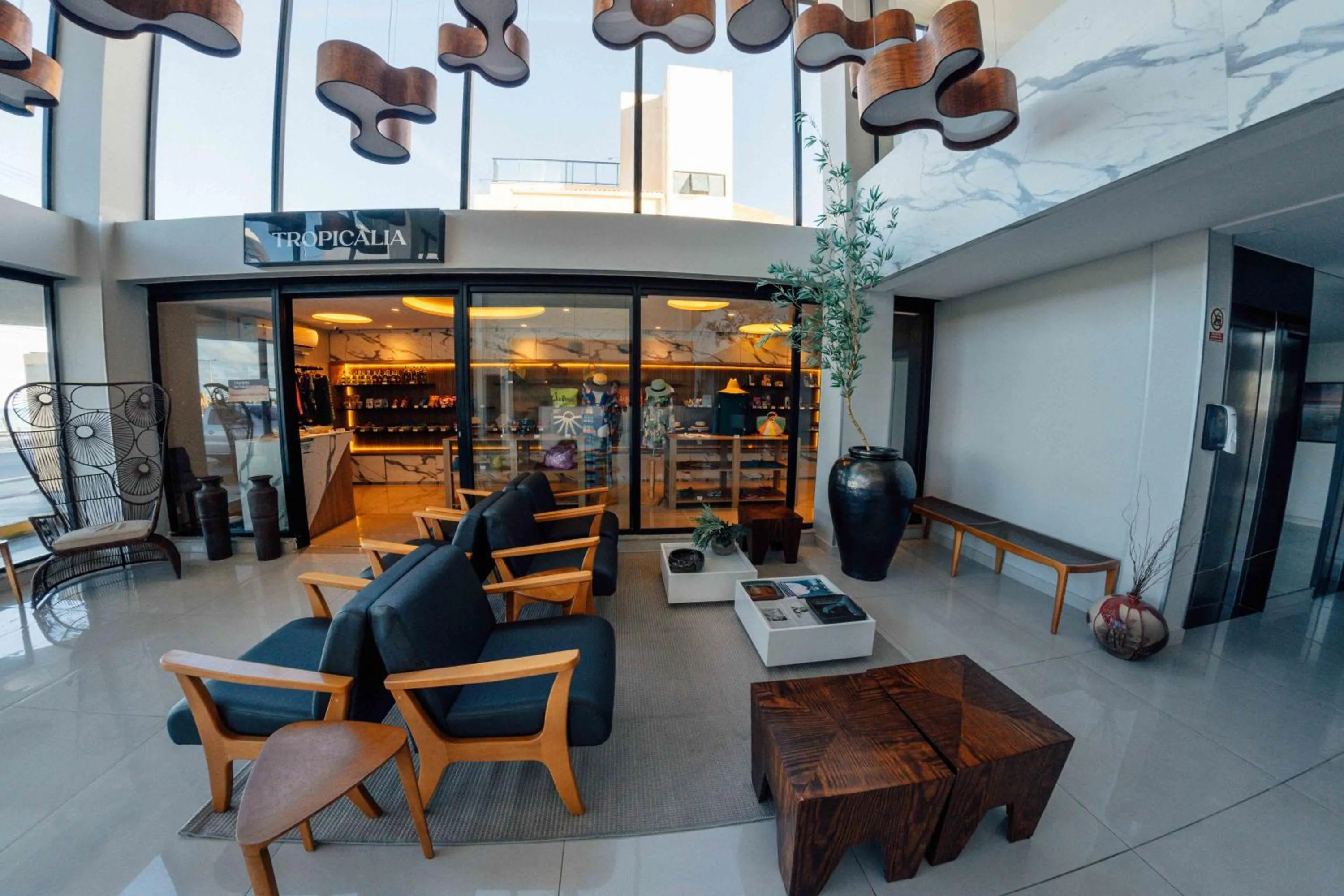 Lobby or reception in Hotel Água de Coco