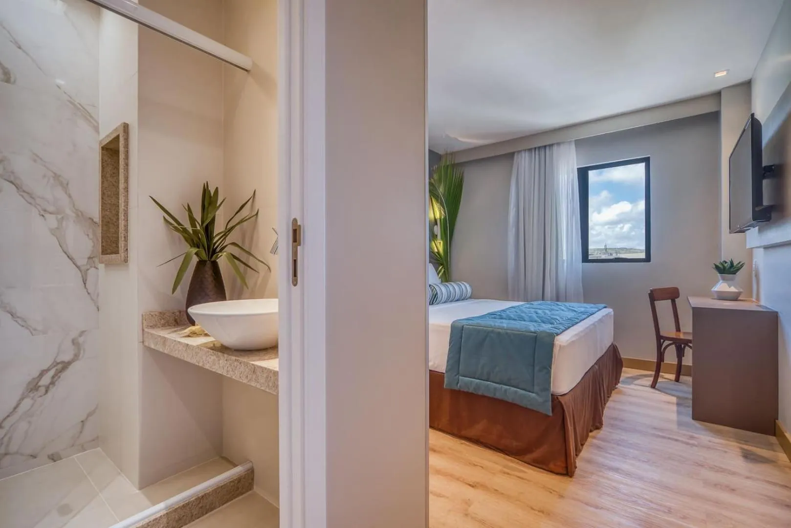 Bedroom, Bed in Hotel Água de Coco