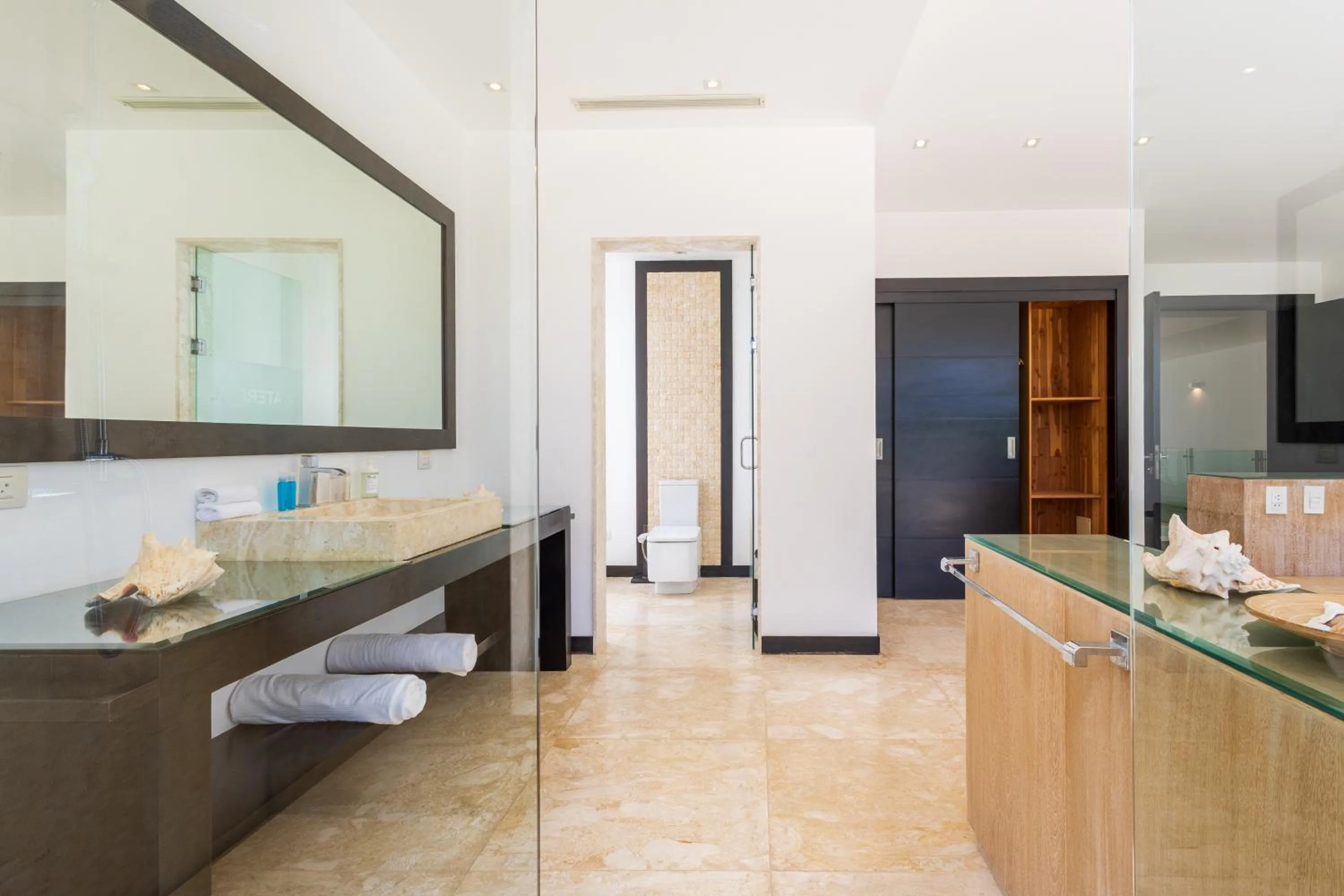 Toilet in Luxury Rentals in Punta Cana - Exclusive Waterfall Villa with Private Pool, BBQ, Maid, Golf