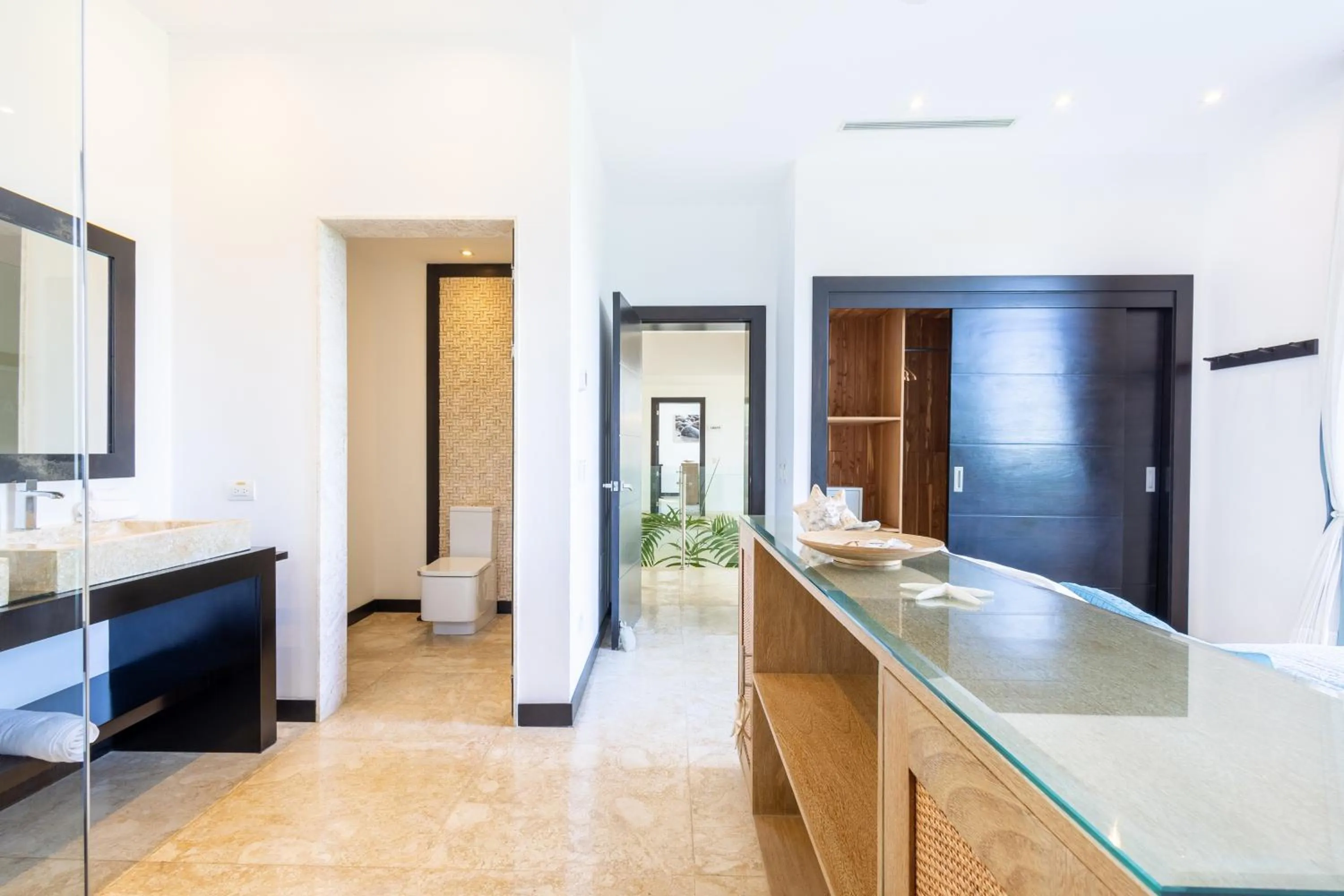 Shower in Luxury Rentals in Punta Cana - Exclusive Waterfall Villa with Private Pool, BBQ, Maid, Golf