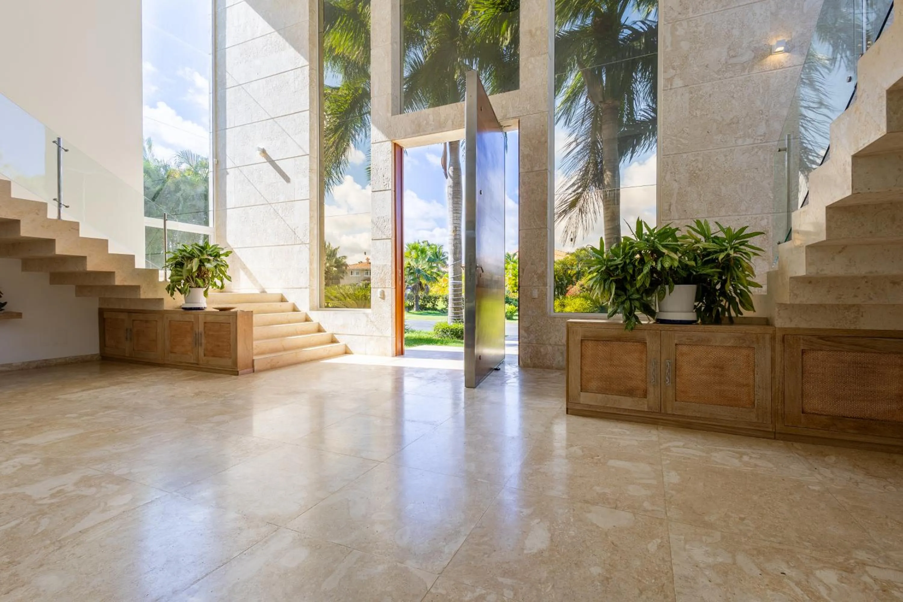 Living room in Luxury Rentals in Punta Cana - Exclusive Waterfall Villa with Private Pool, BBQ, Maid, Golf