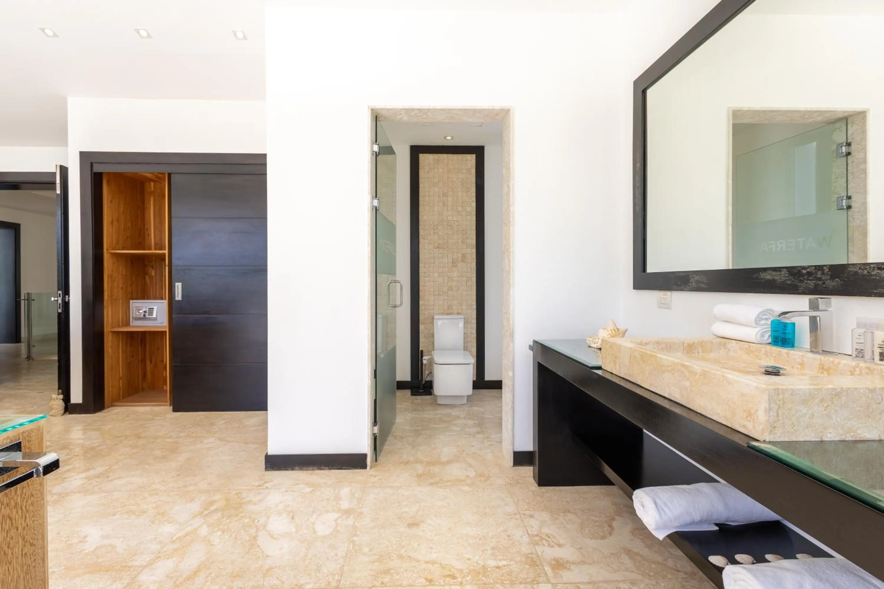 Toilet in Luxury Rentals in Punta Cana - Exclusive Waterfall Villa with Private Pool, BBQ, Maid, Golf