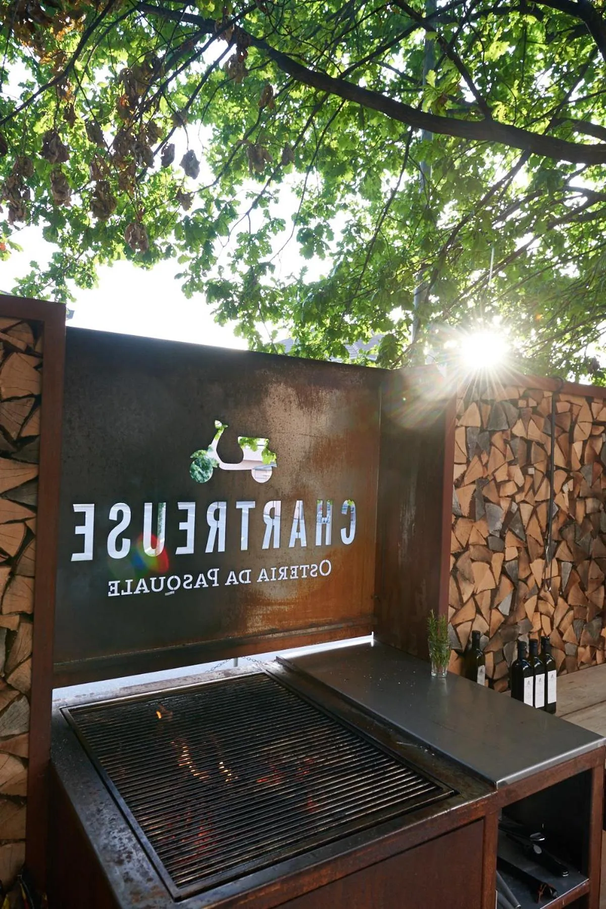 Garden in Italian Lifestyle Hotel & Osteria Chartreuse