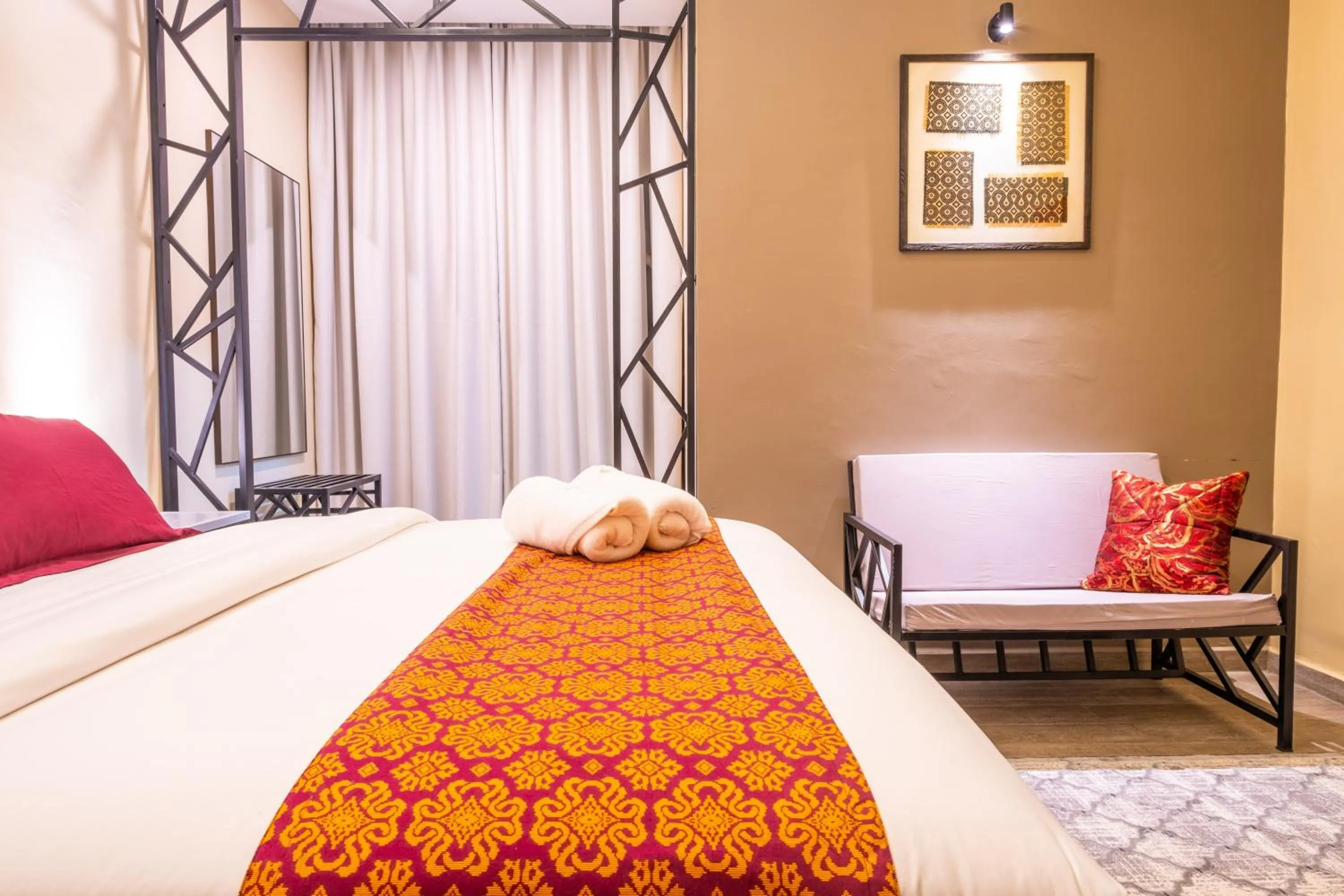 Bed in Cinta Abadi Resort