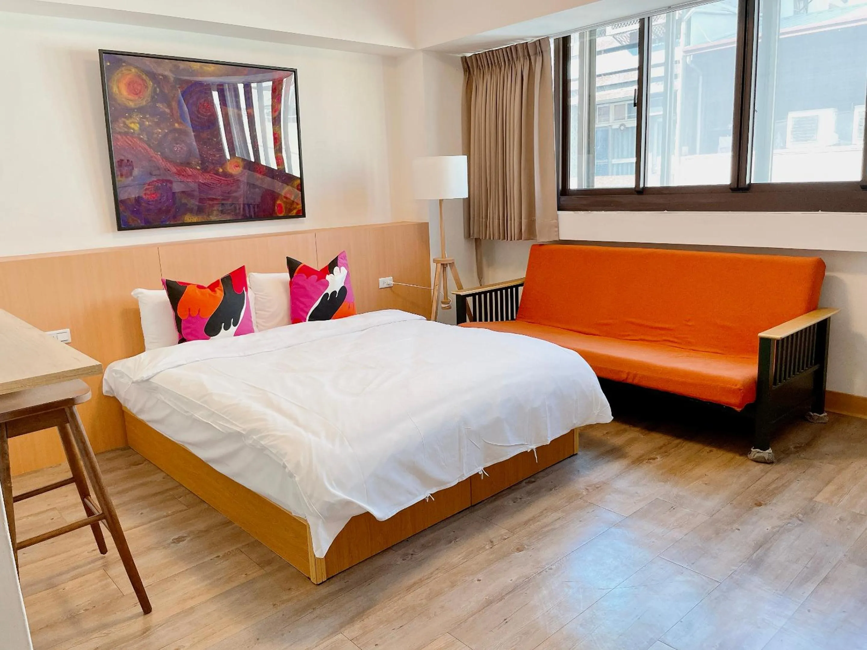 Bed in Hotel Huru House