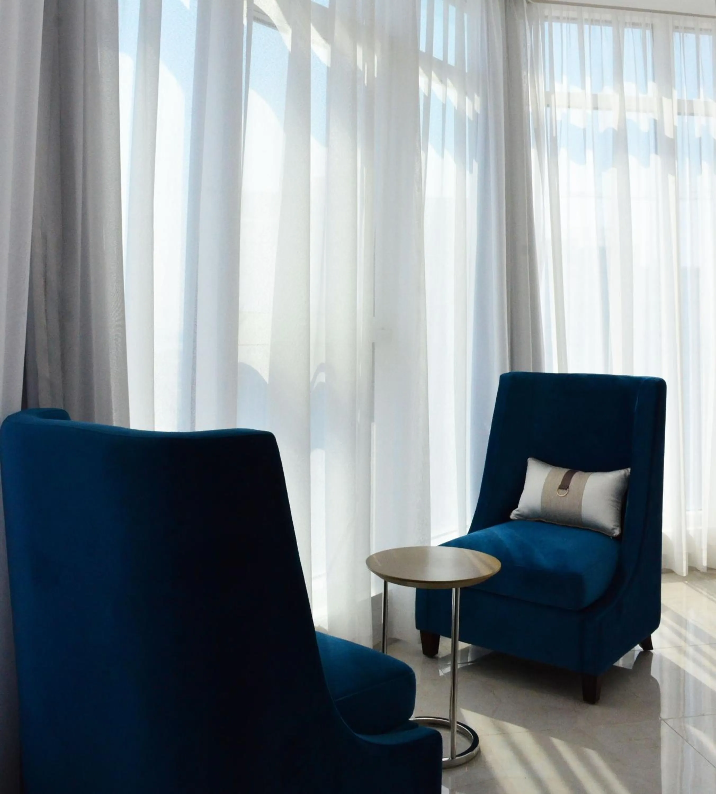 Living room in The Lodge Suites