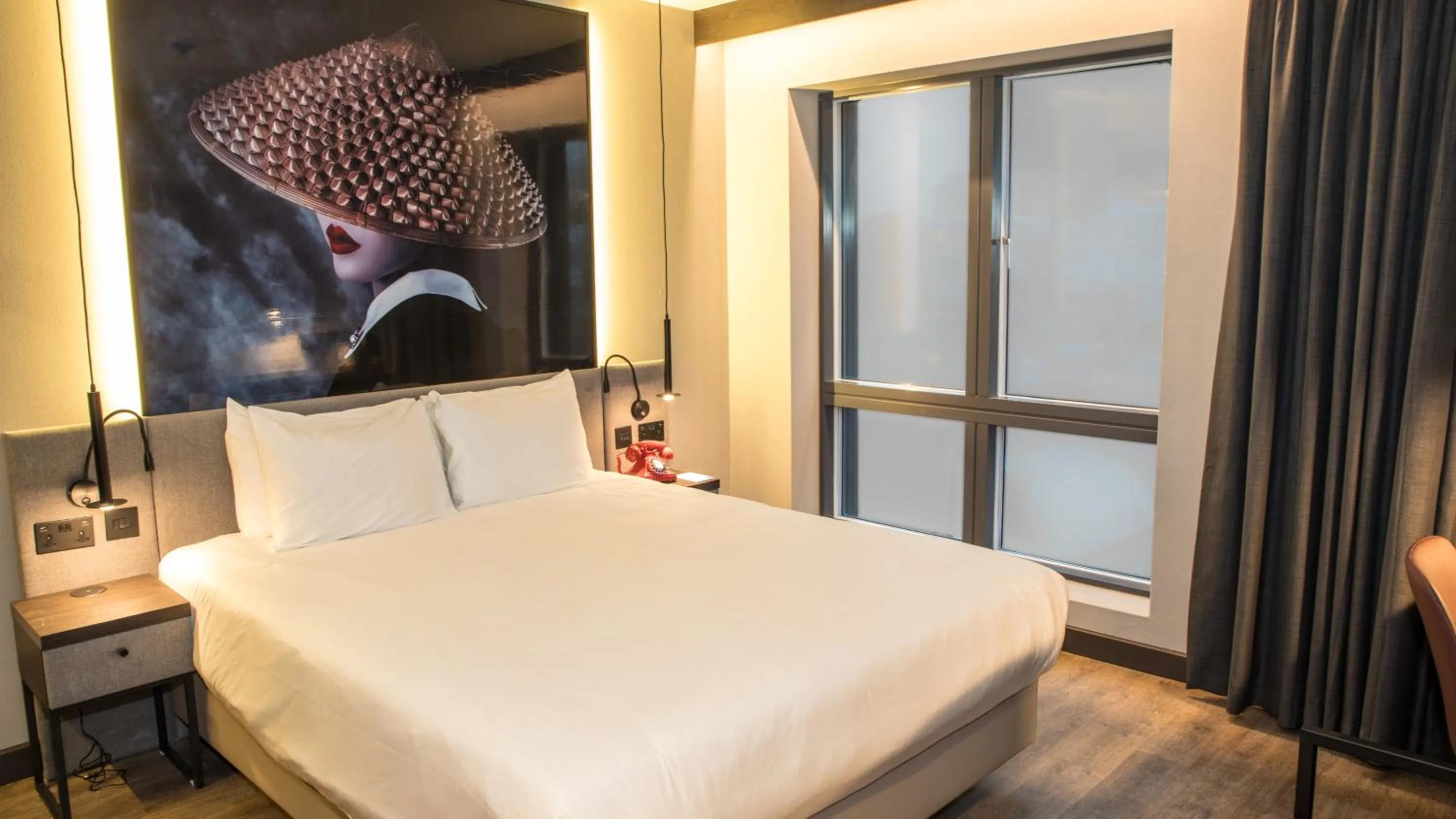 Bed in Radisson RED London Greenwich The O2