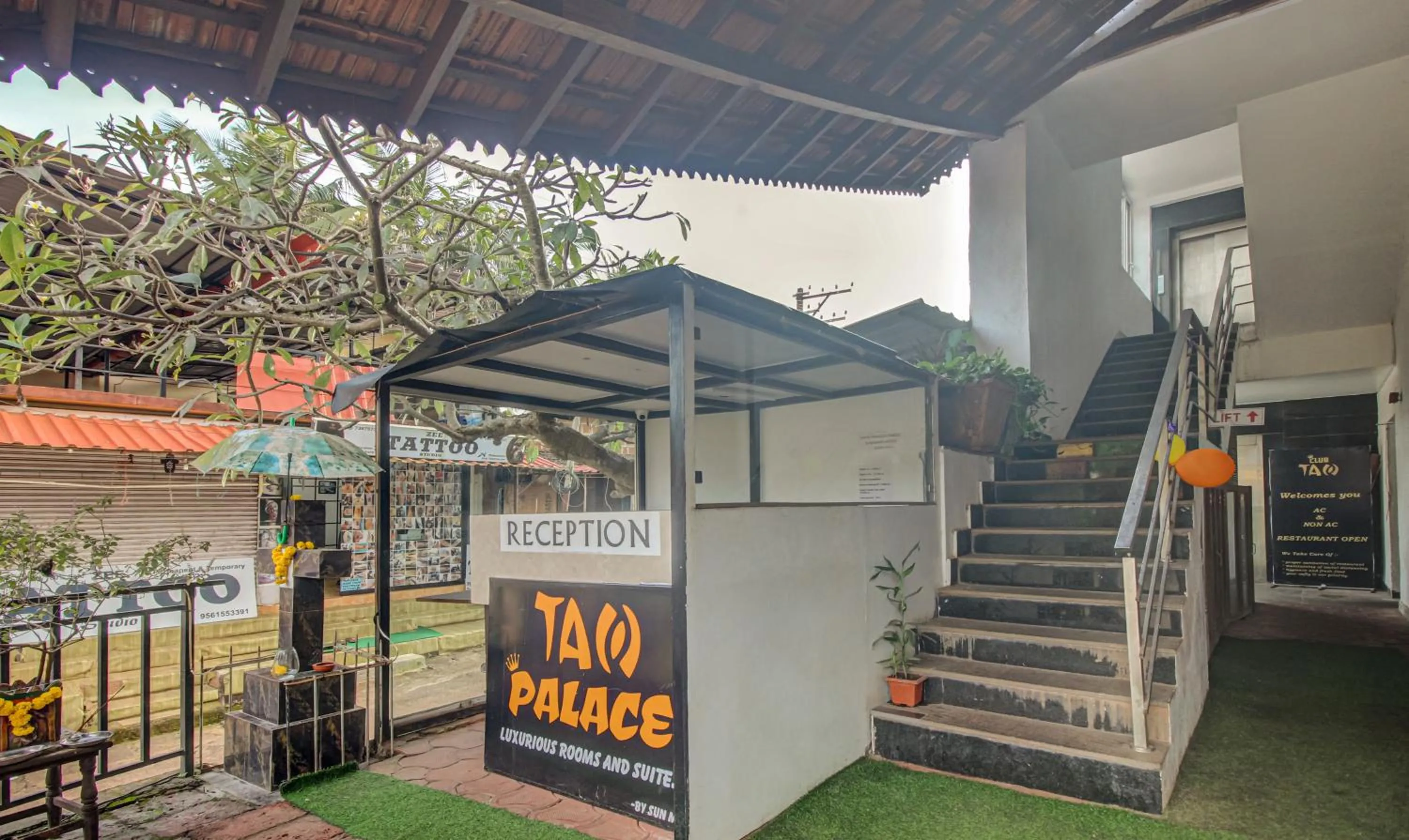 Lobby or reception in Itsy Hotels Tao Residency, 2 Minutes Walk From Baga Beach