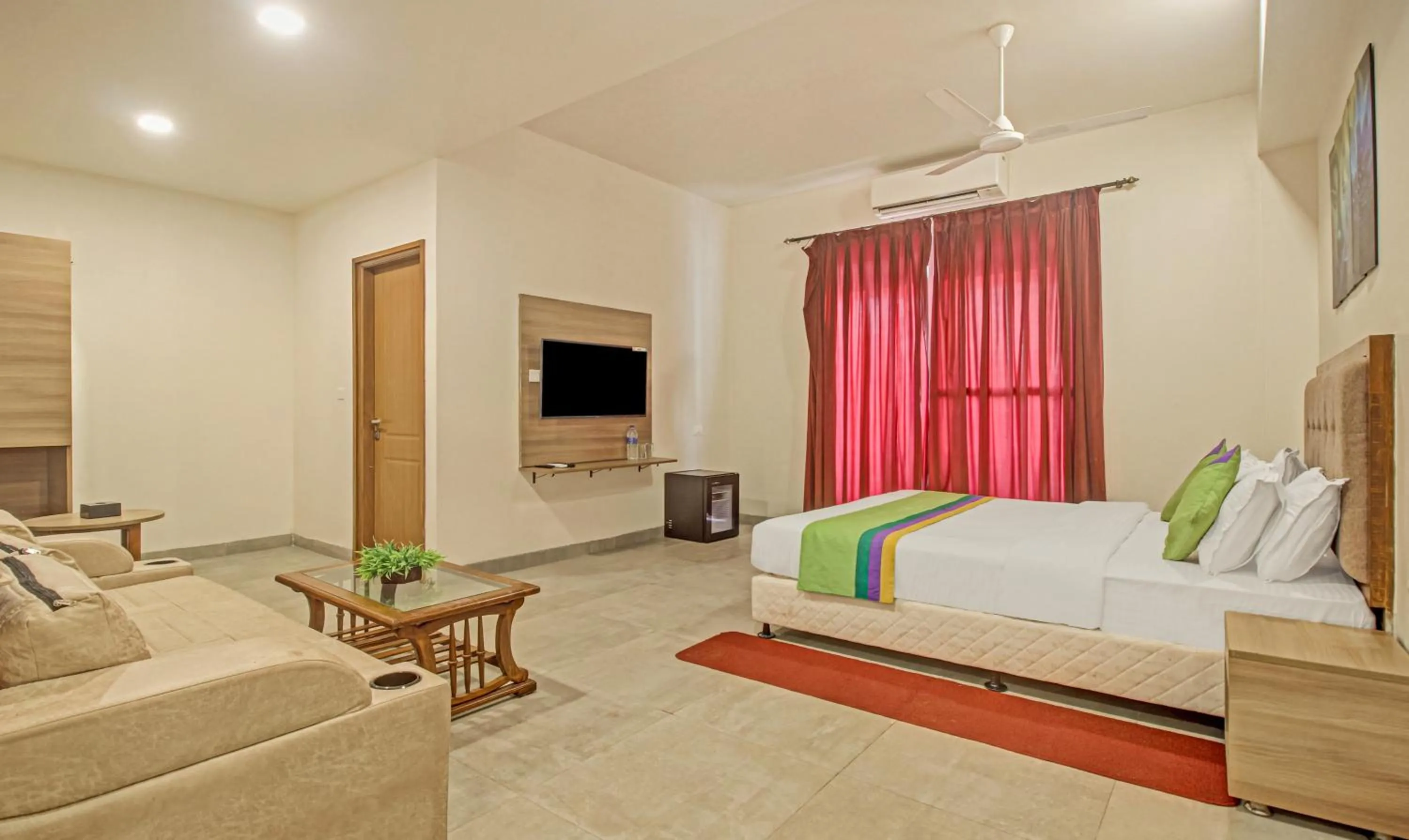 Bedroom in Itsy Hotels Tao Residency, 2 Minutes Walk From Baga Beach