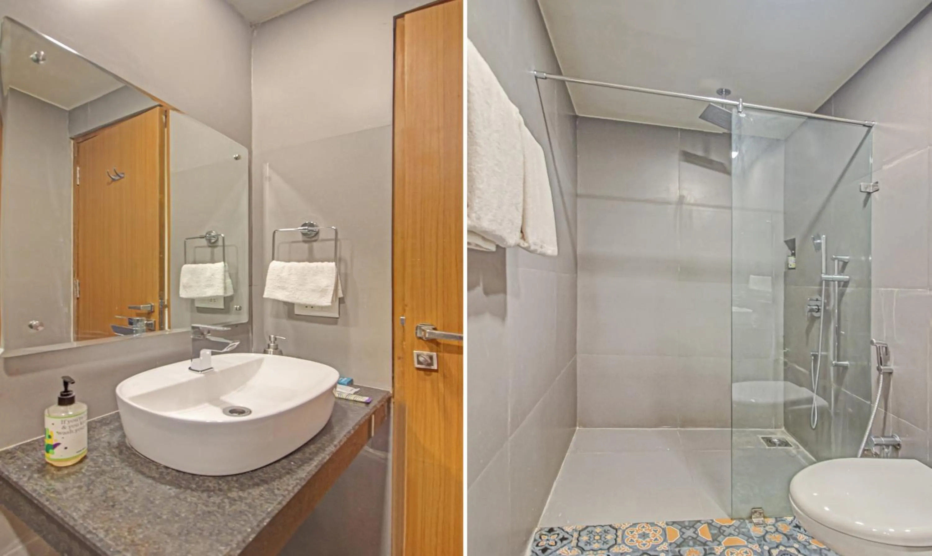 Bathroom in Itsy Hotels Tao Residency, 2 Minutes Walk From Baga Beach