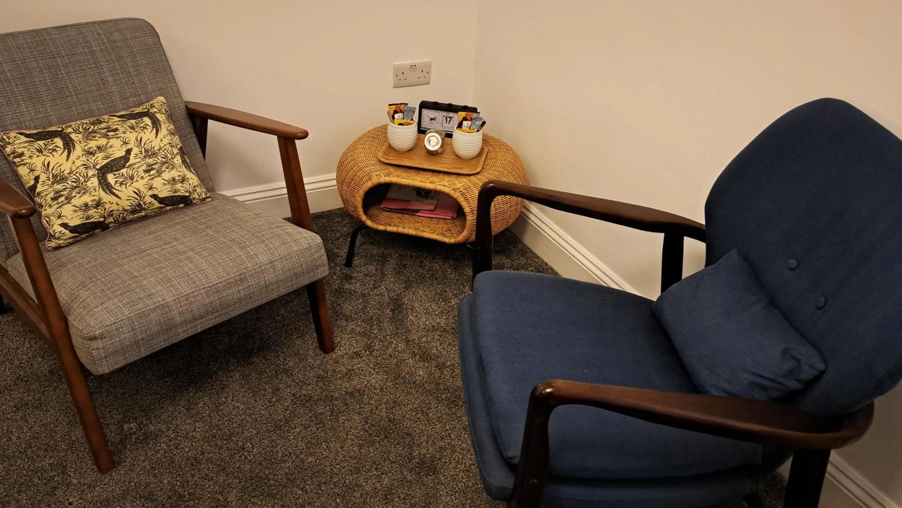 Seating area in The Old Vicarage