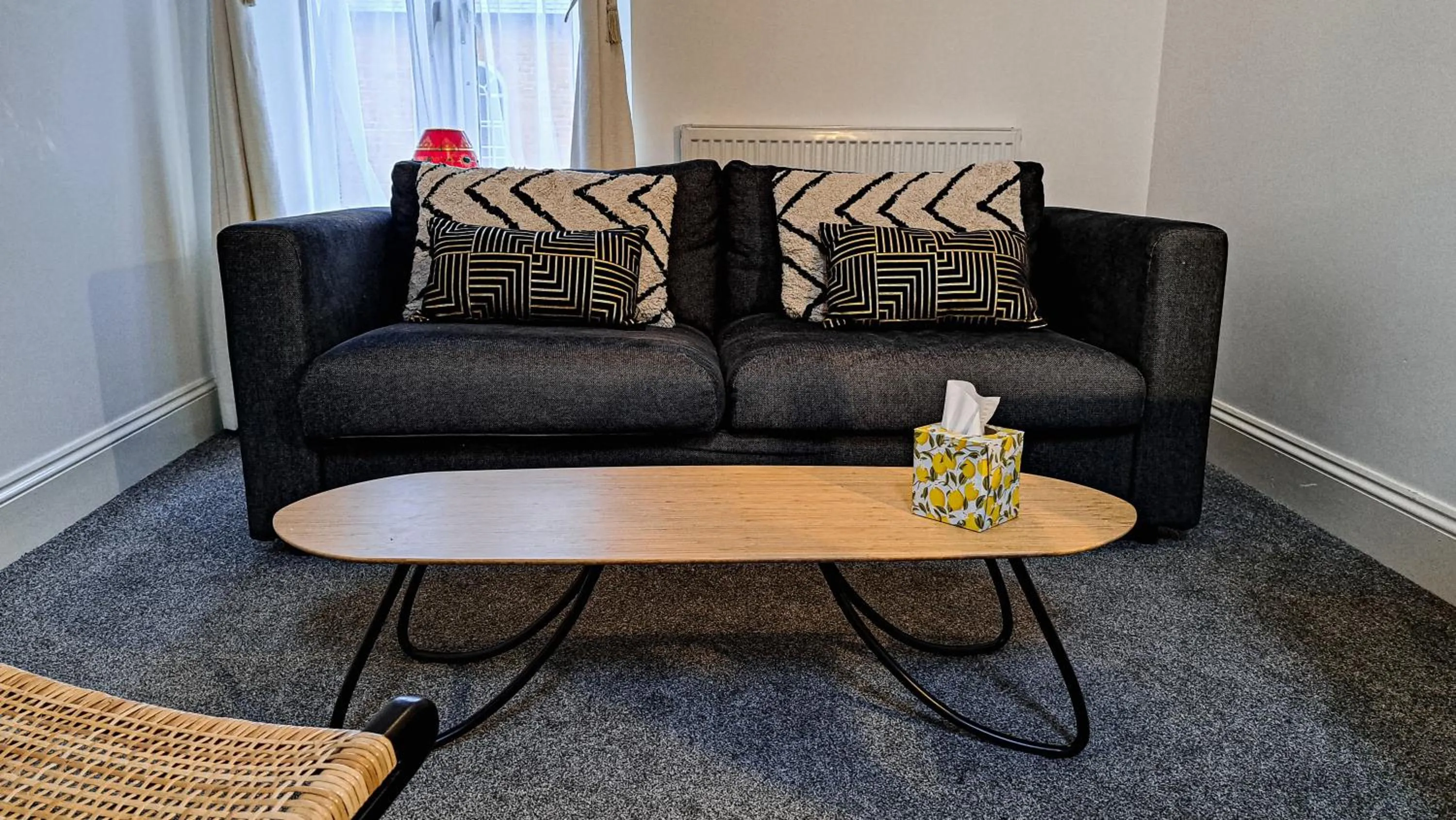 Seating area in The Old Vicarage