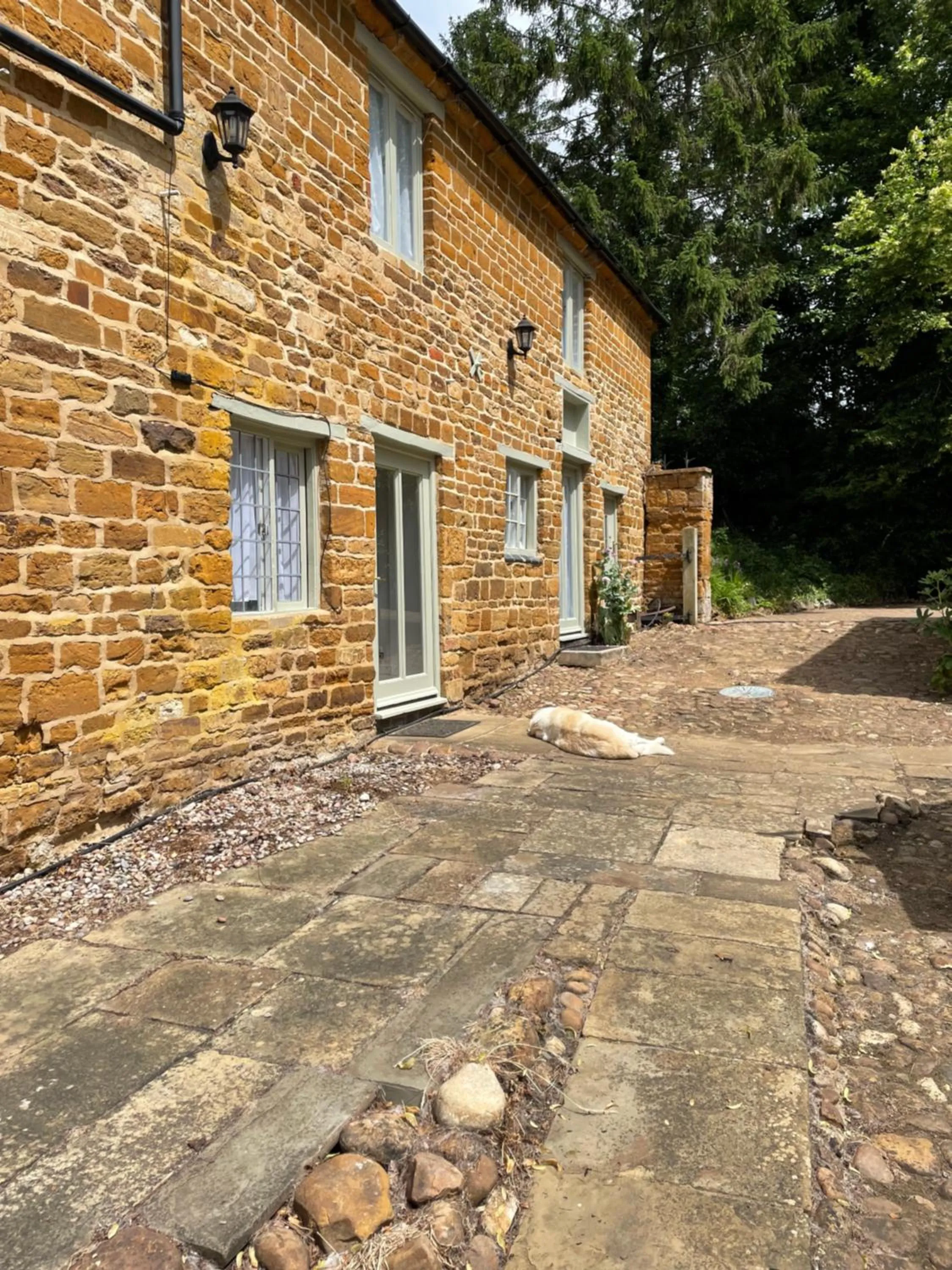 Patio in The Old Vicarage