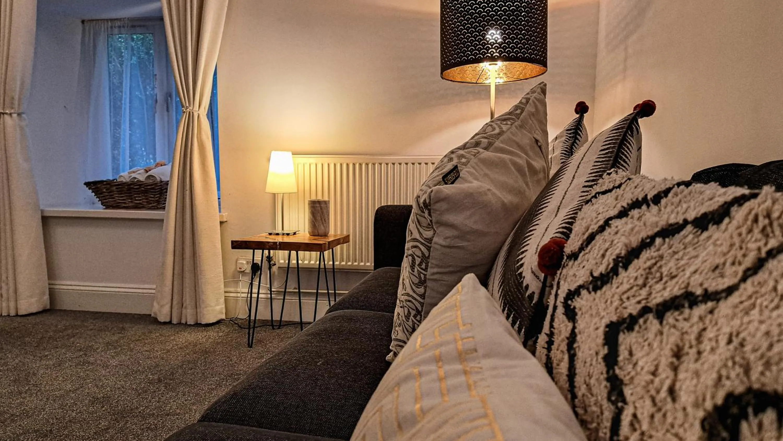 Seating area in The Old Vicarage