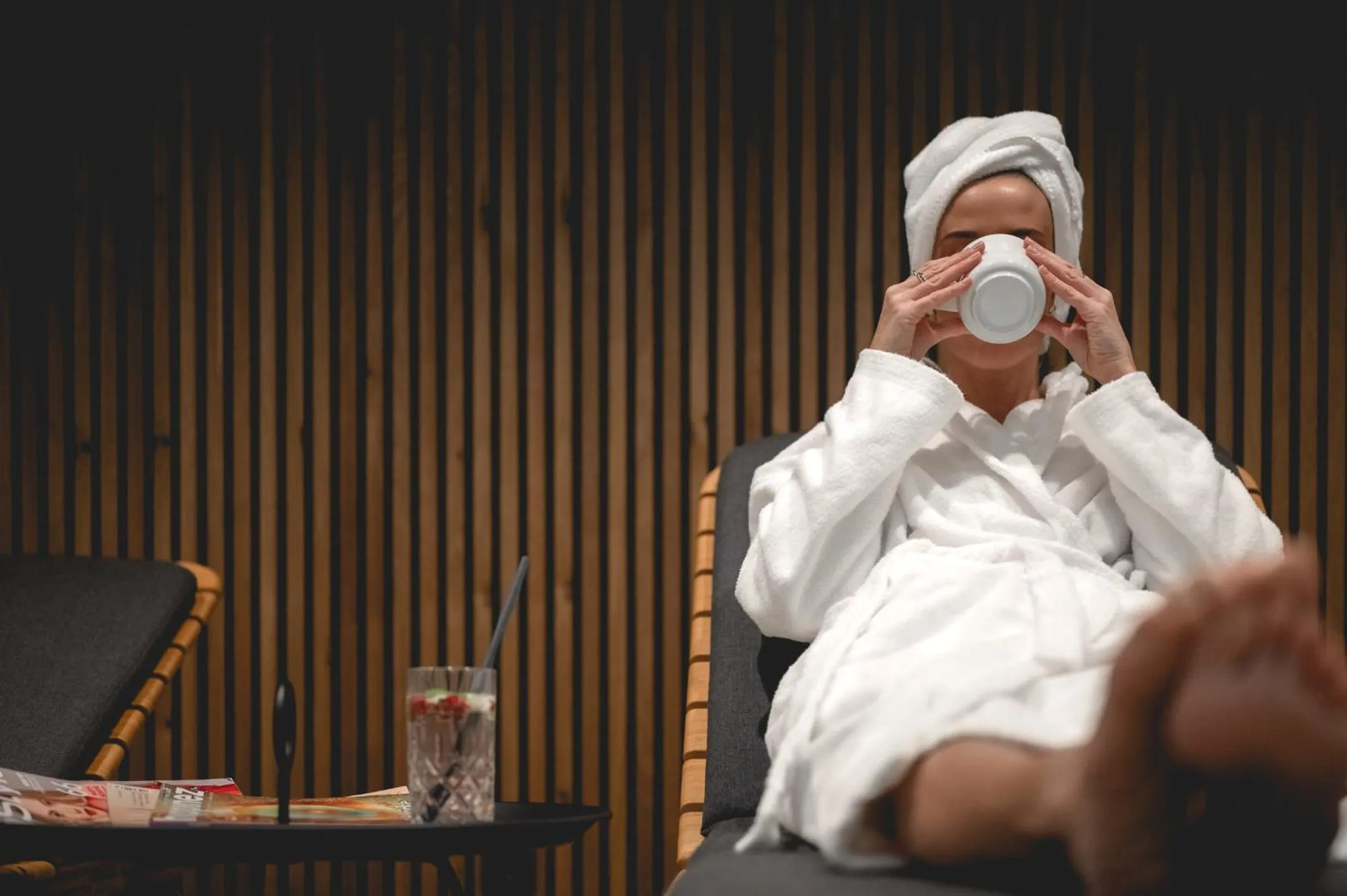 Spa and wellness centre/facilities in Hotel VierJahreszeiten am Seilersee