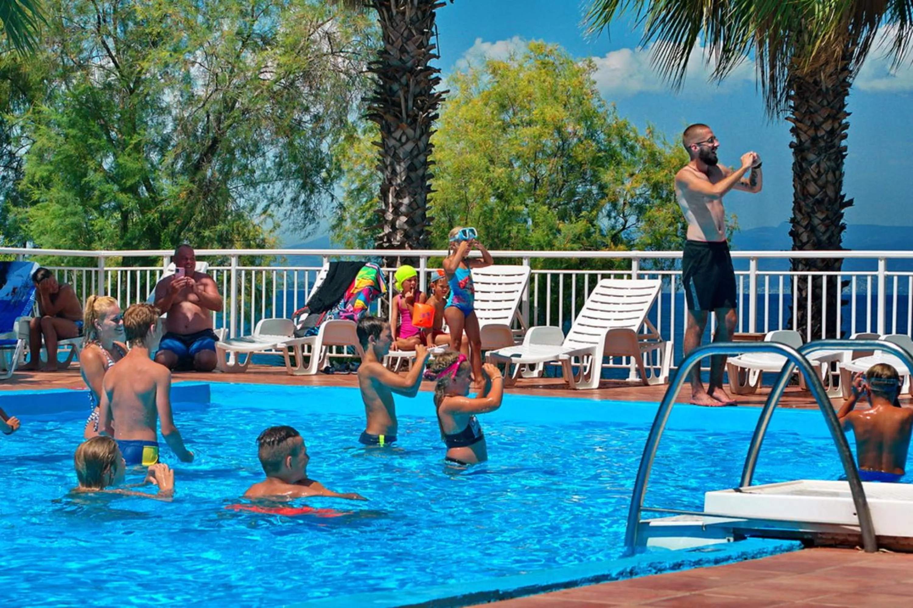 Pool view in HOTEL SISSY