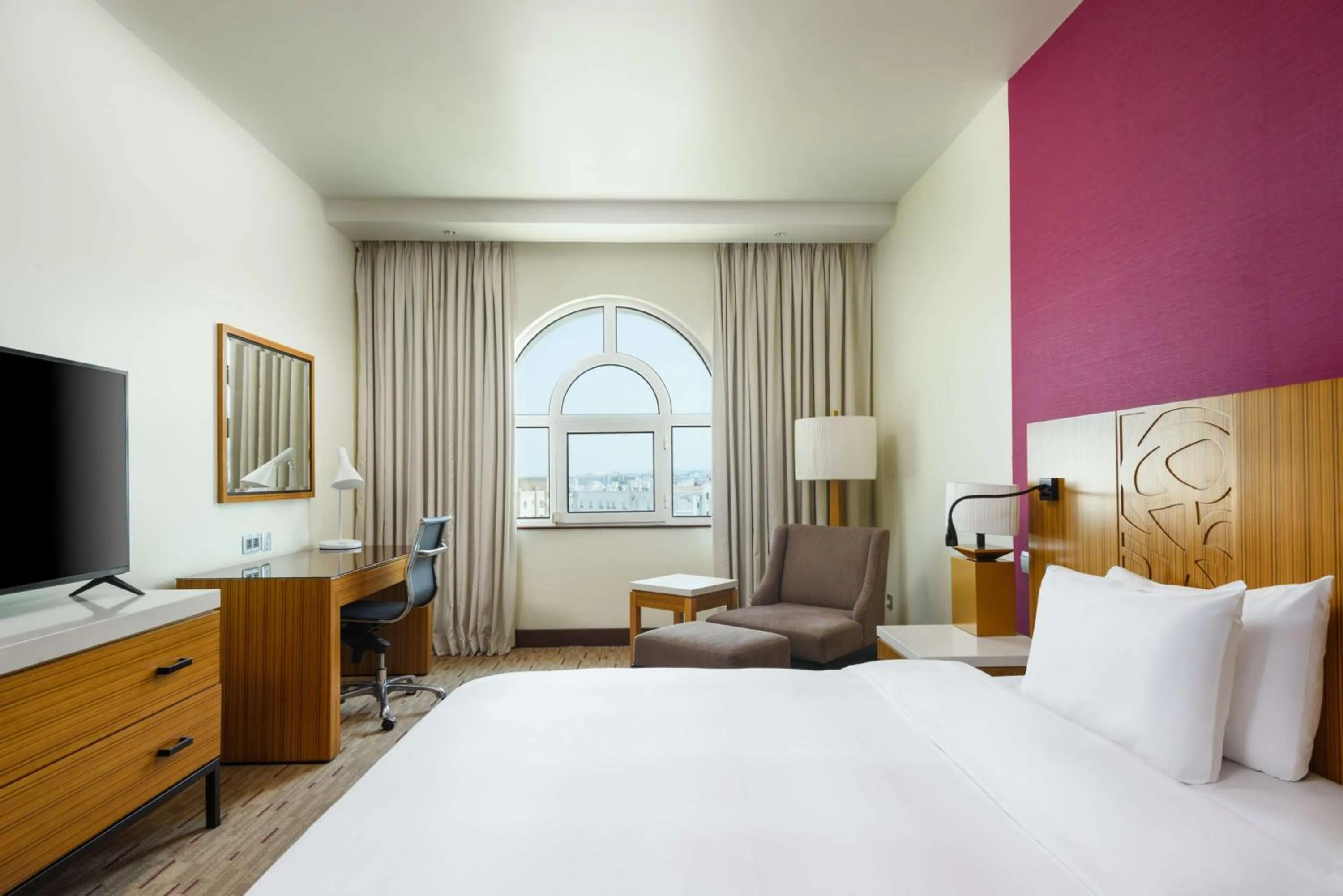 Bed in Radisson Blu Hotel, Muscat