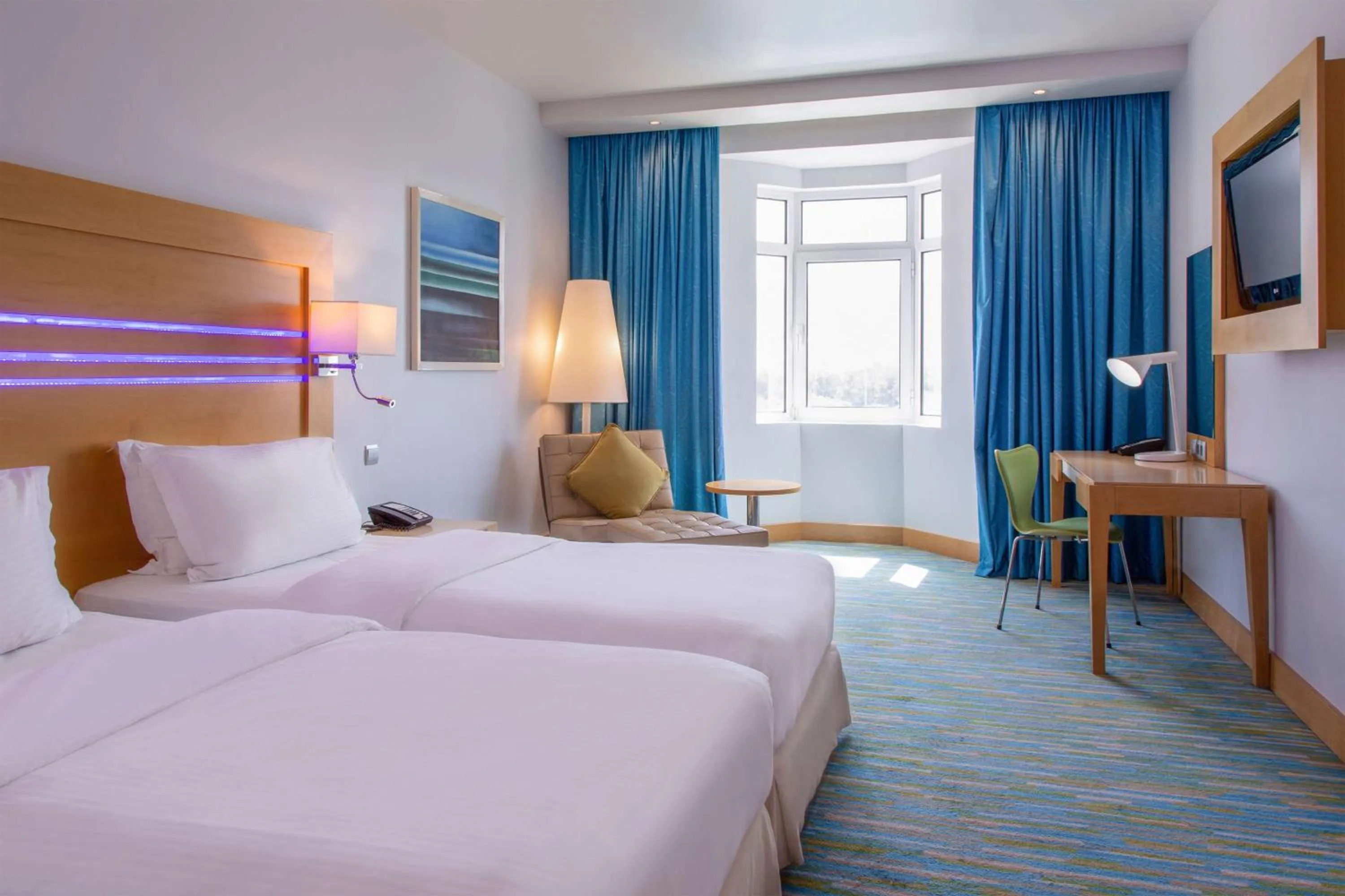 Bed in Radisson Blu Hotel, Muscat