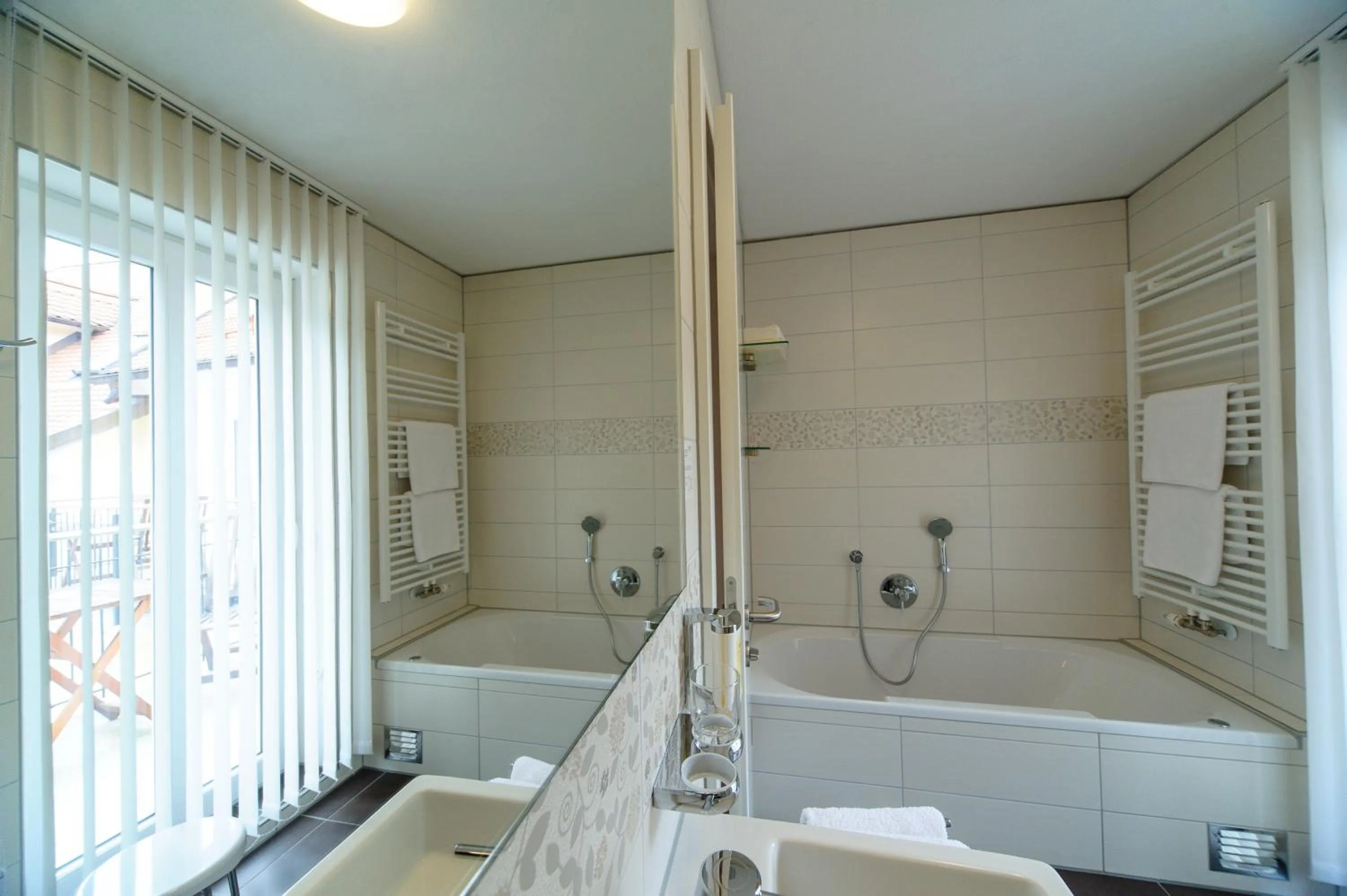 Bathroom in Akzent Hotel Goldner Stern