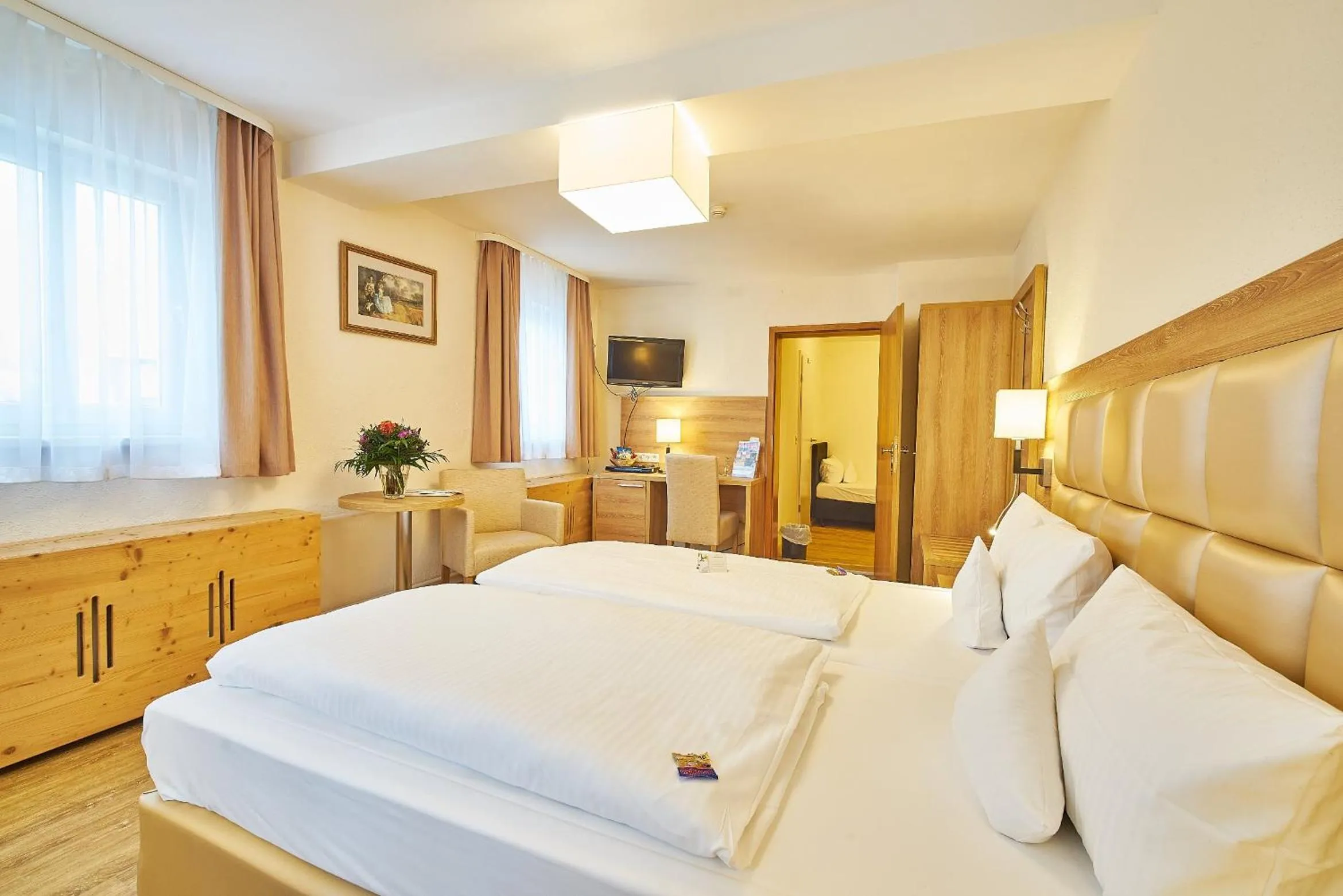 Bed in Akzent Hotel Goldner Stern