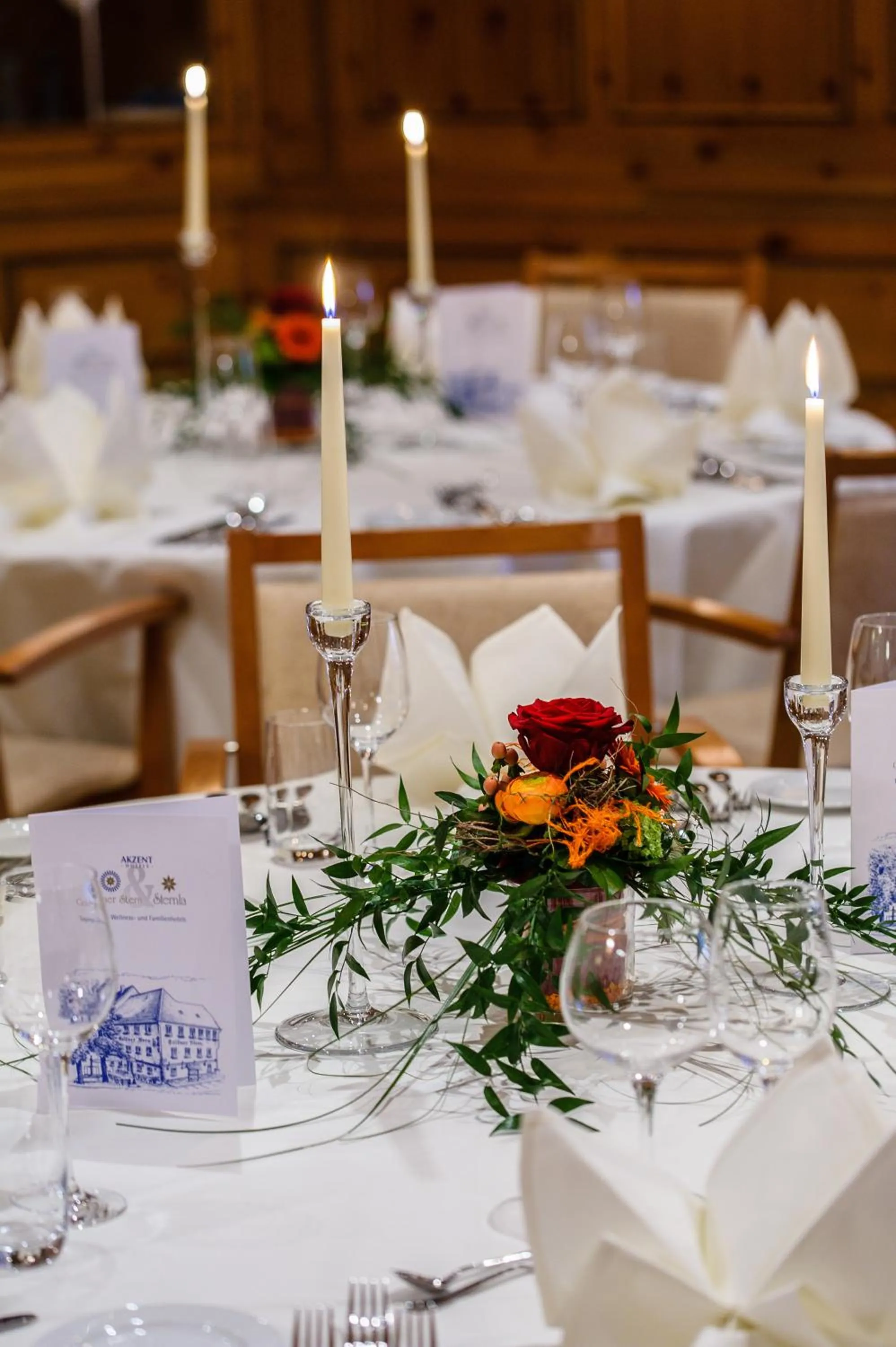 Restaurant/places to eat in Akzent Hotel Goldner Stern