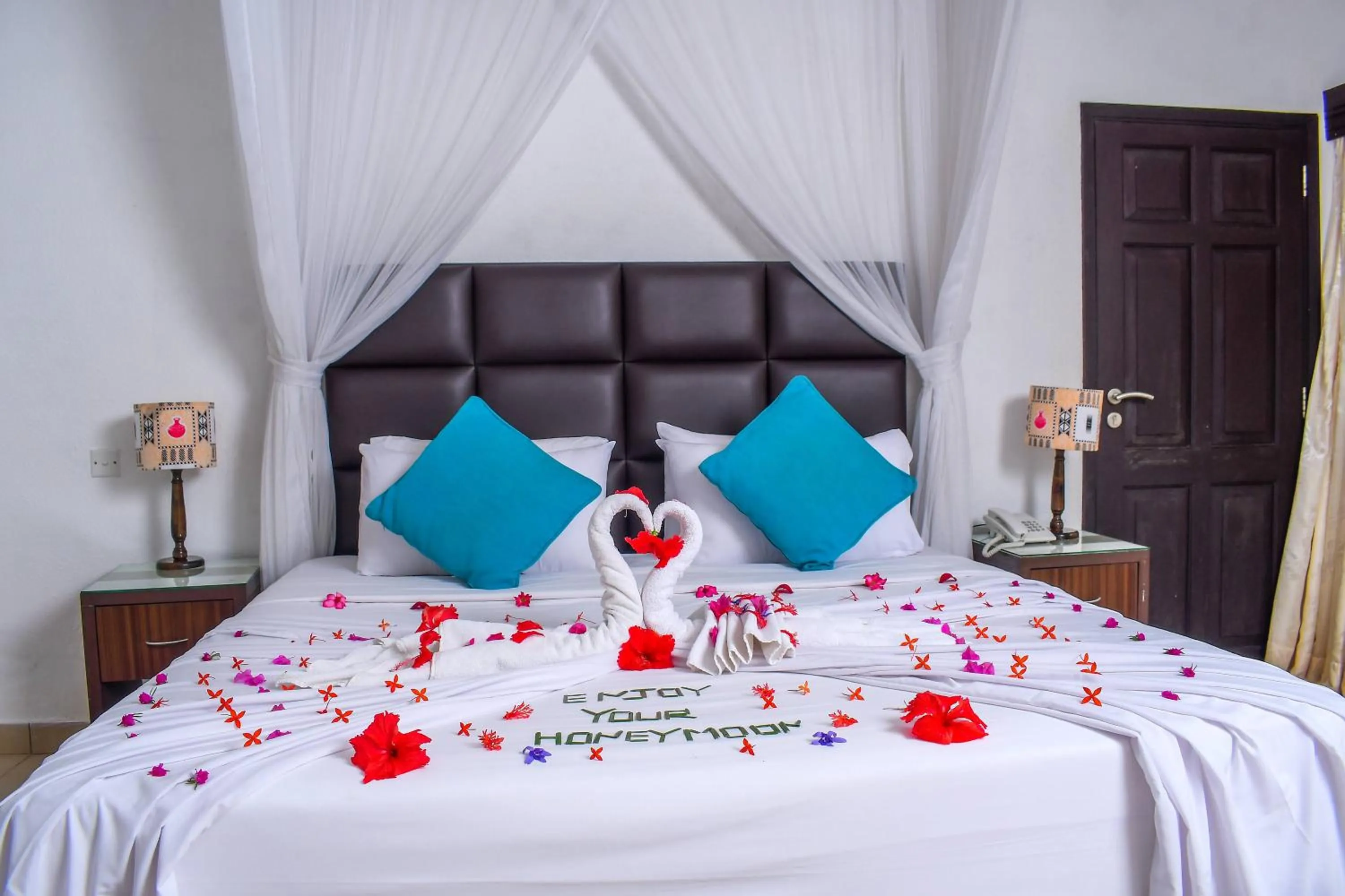 Bed in Cocoa Luxury Resort, Nyali, Mombasa