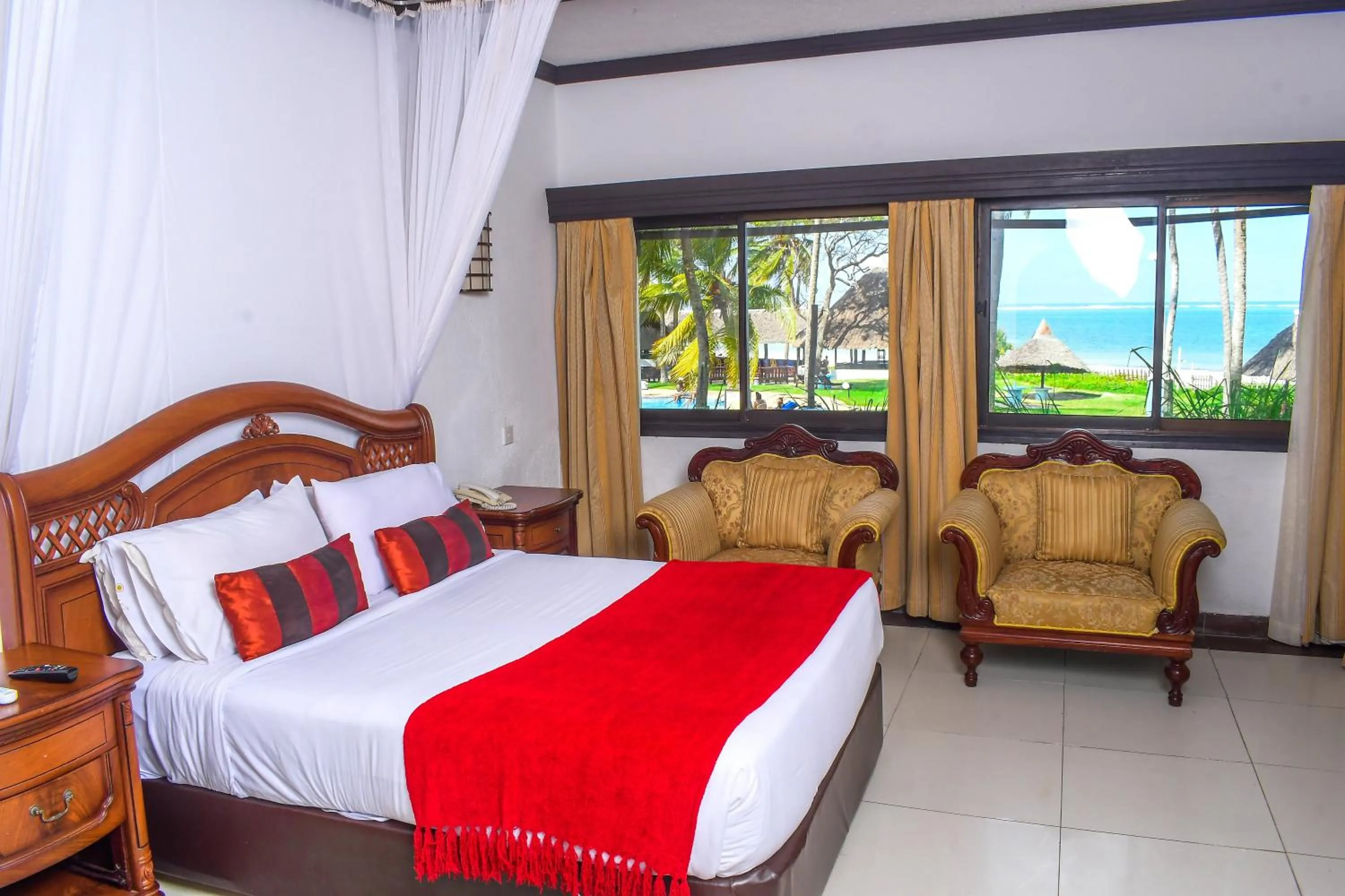 Bed in Cocoa Luxury Resort, Nyali, Mombasa