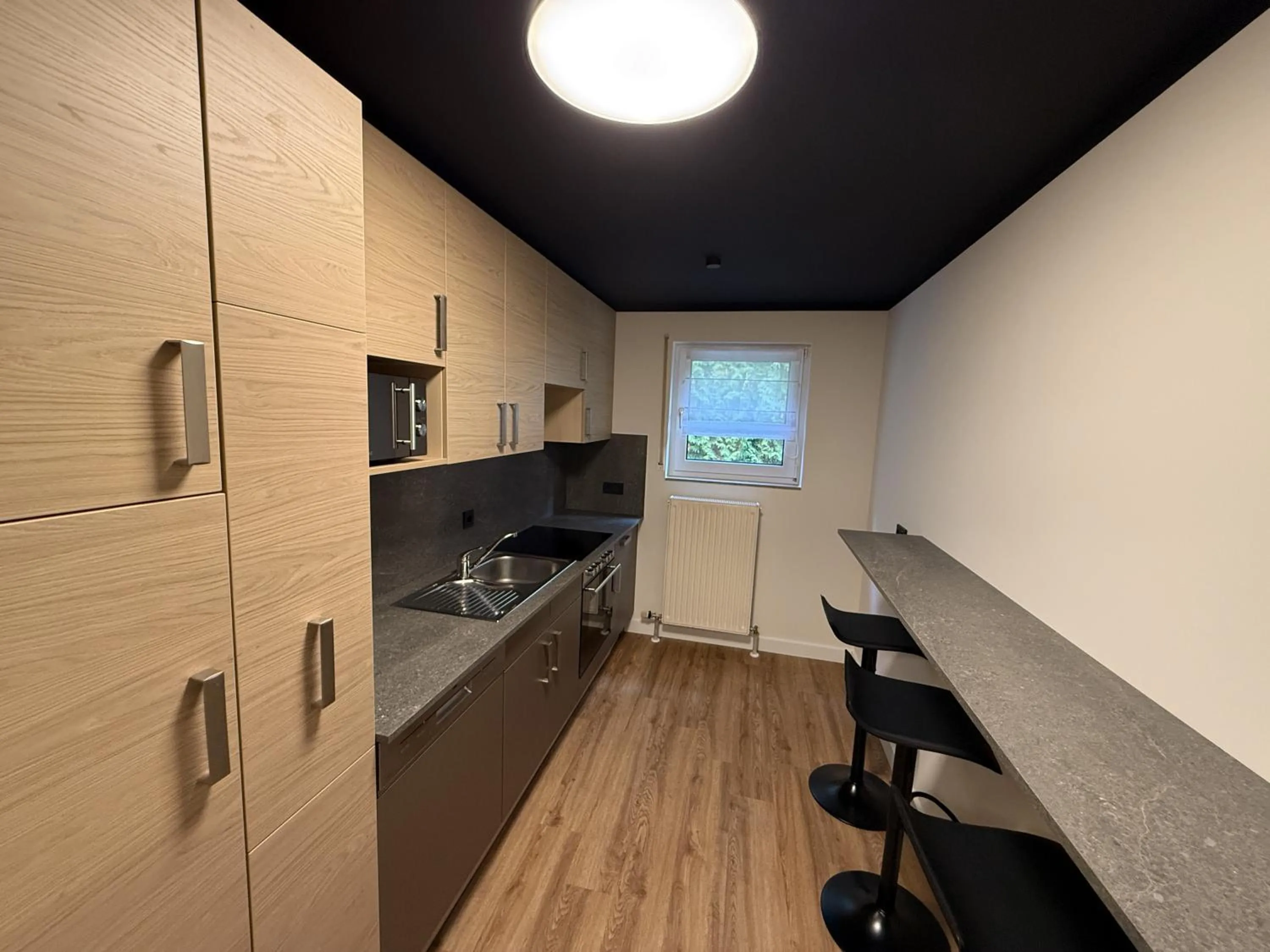 Kitchen or kitchenette in Residenzhotel Stuttgart Airport, Sure Hotel Collection by Best Western