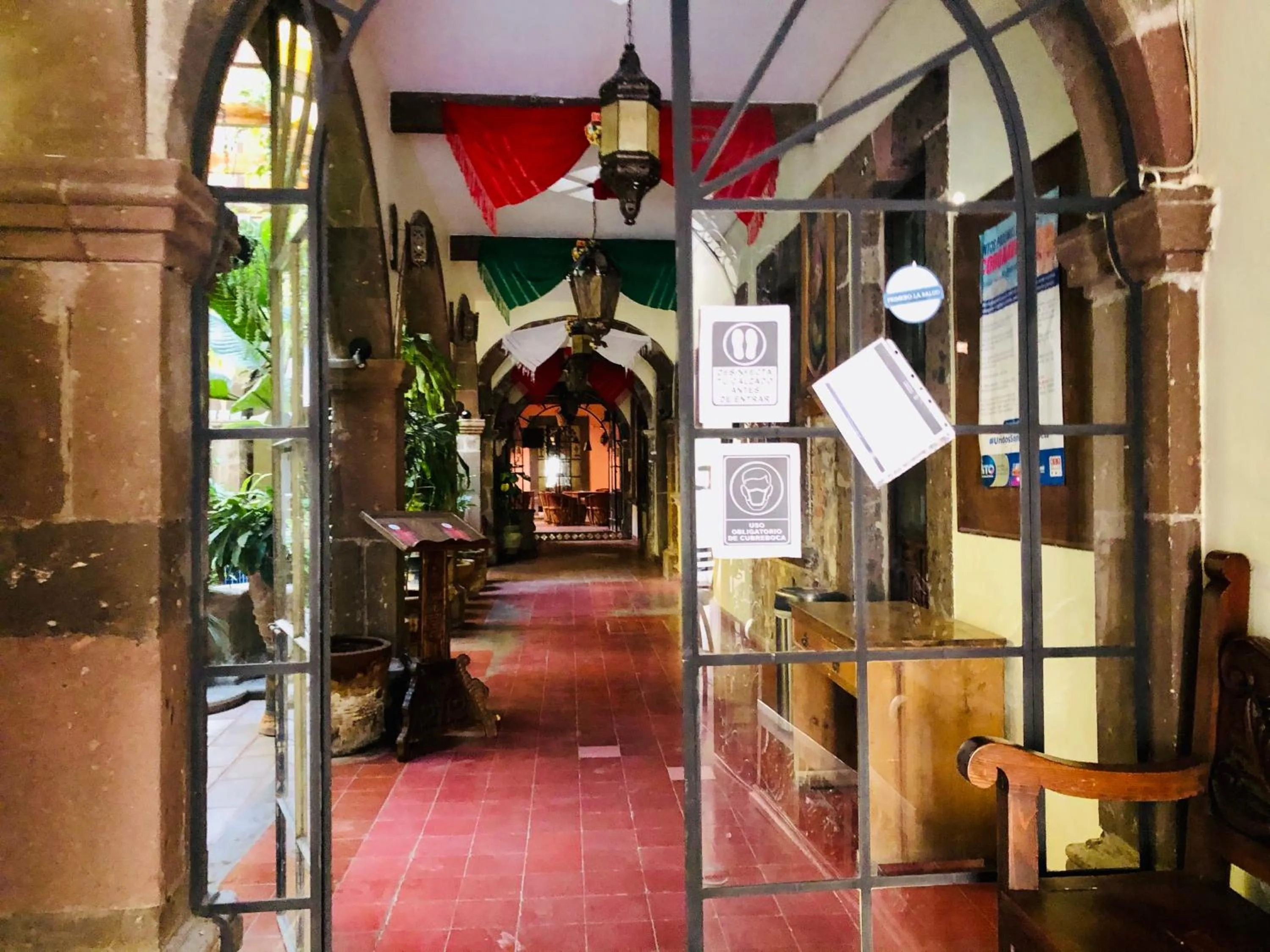 Decorative detail in Hotel Mansión Virreyes by Rotamundos