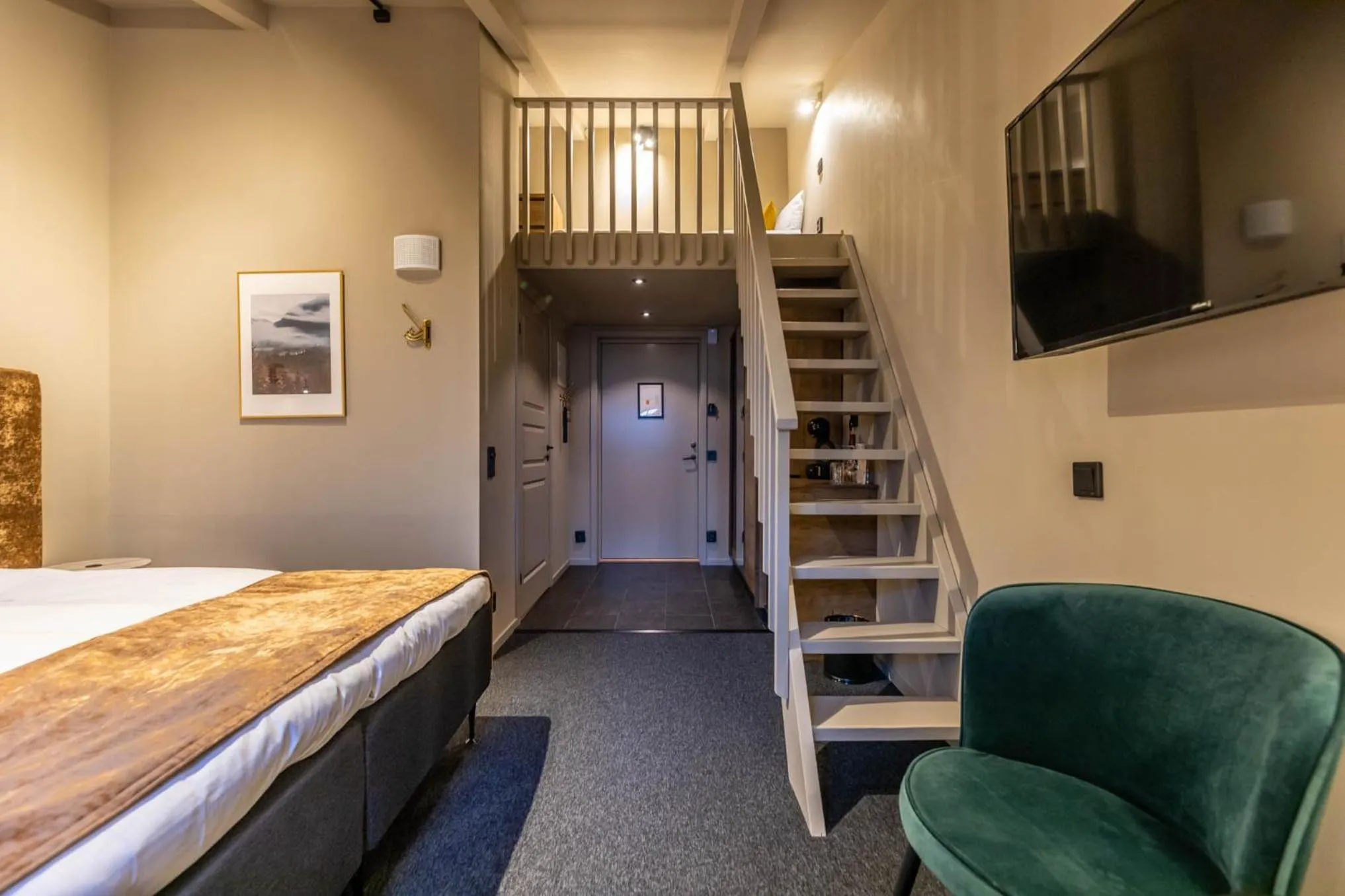 Bed in Hotell Viktors