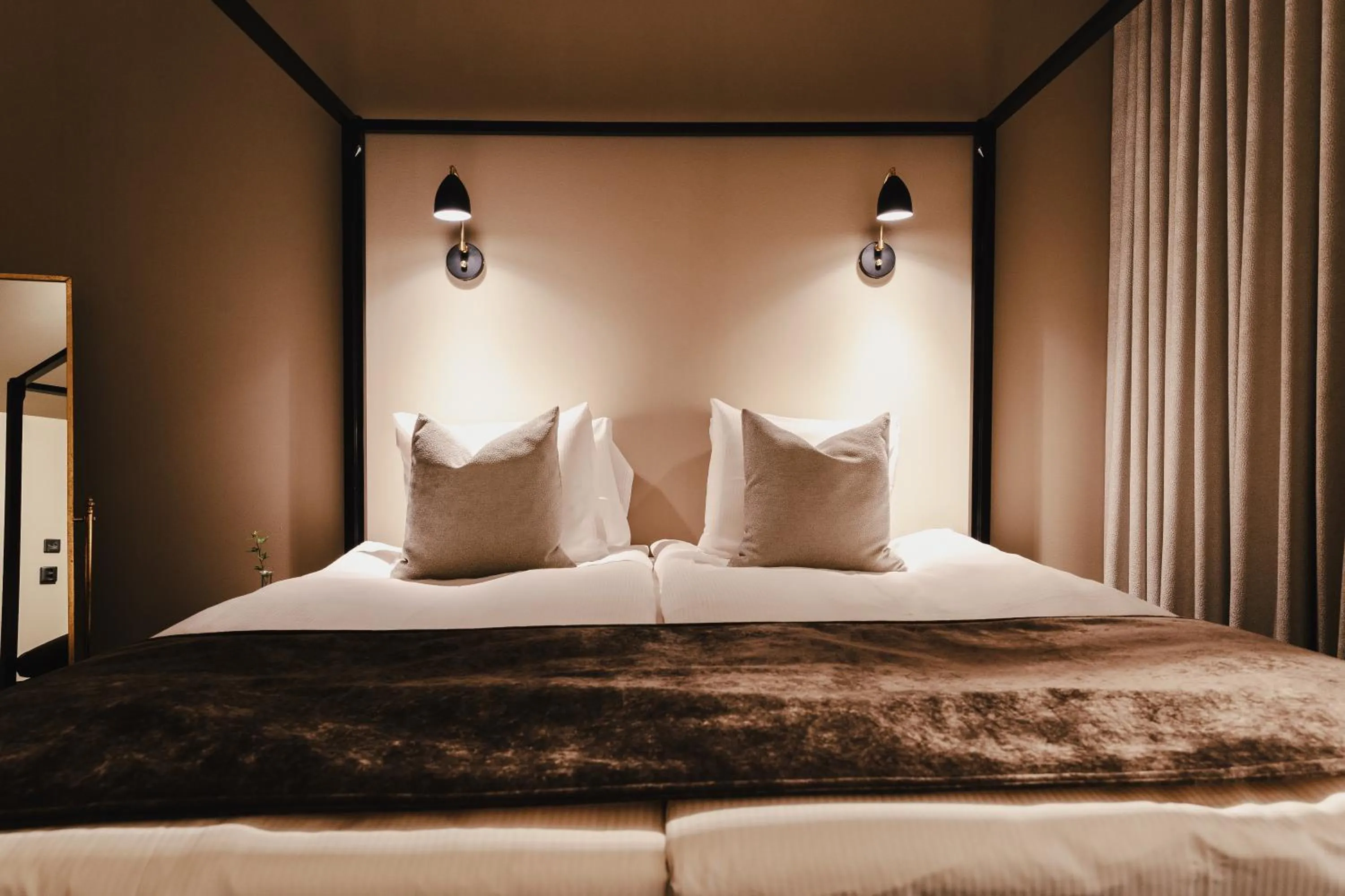 Bed in Hotell Viktors