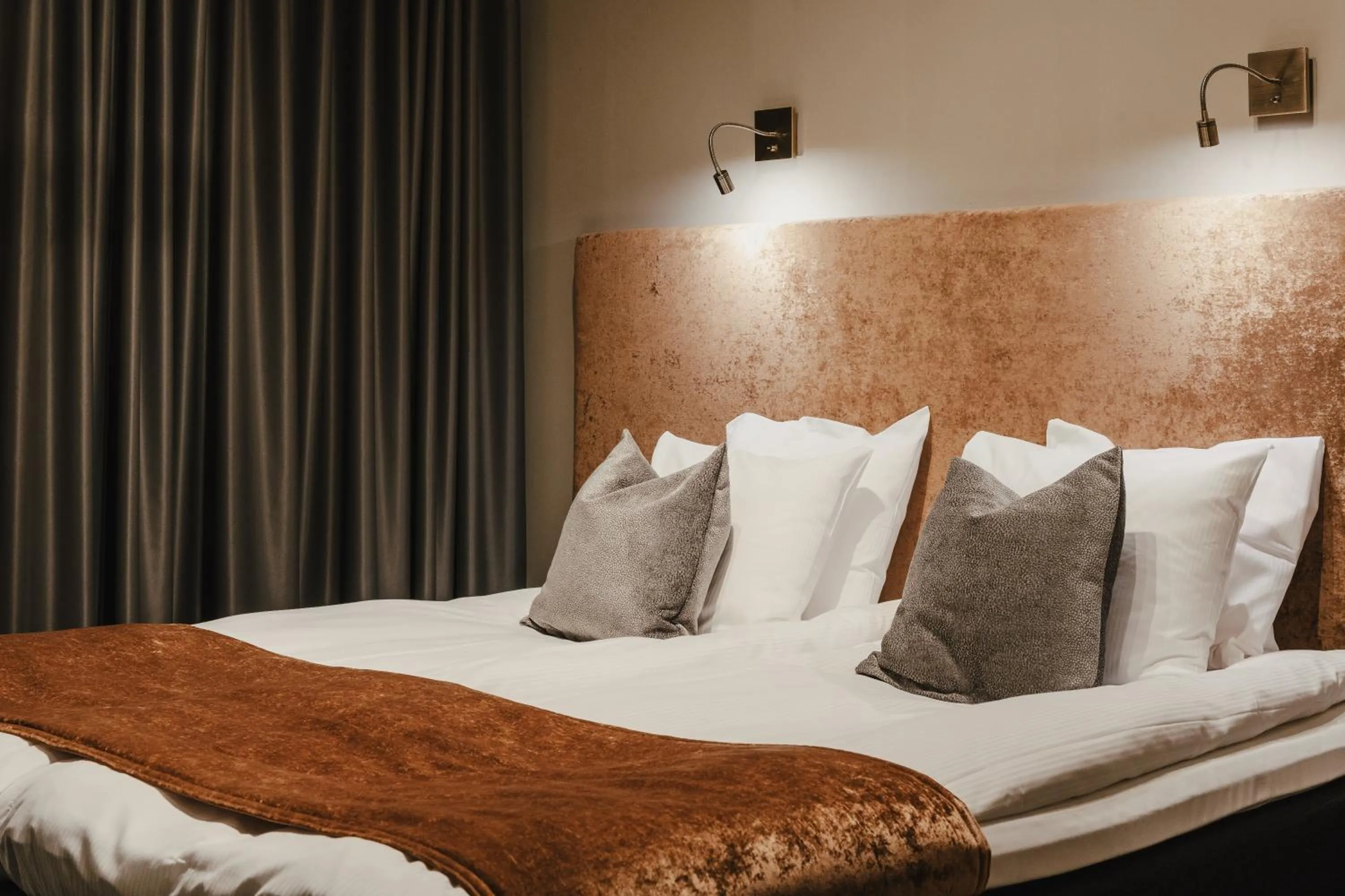 Bed in Hotell Viktors