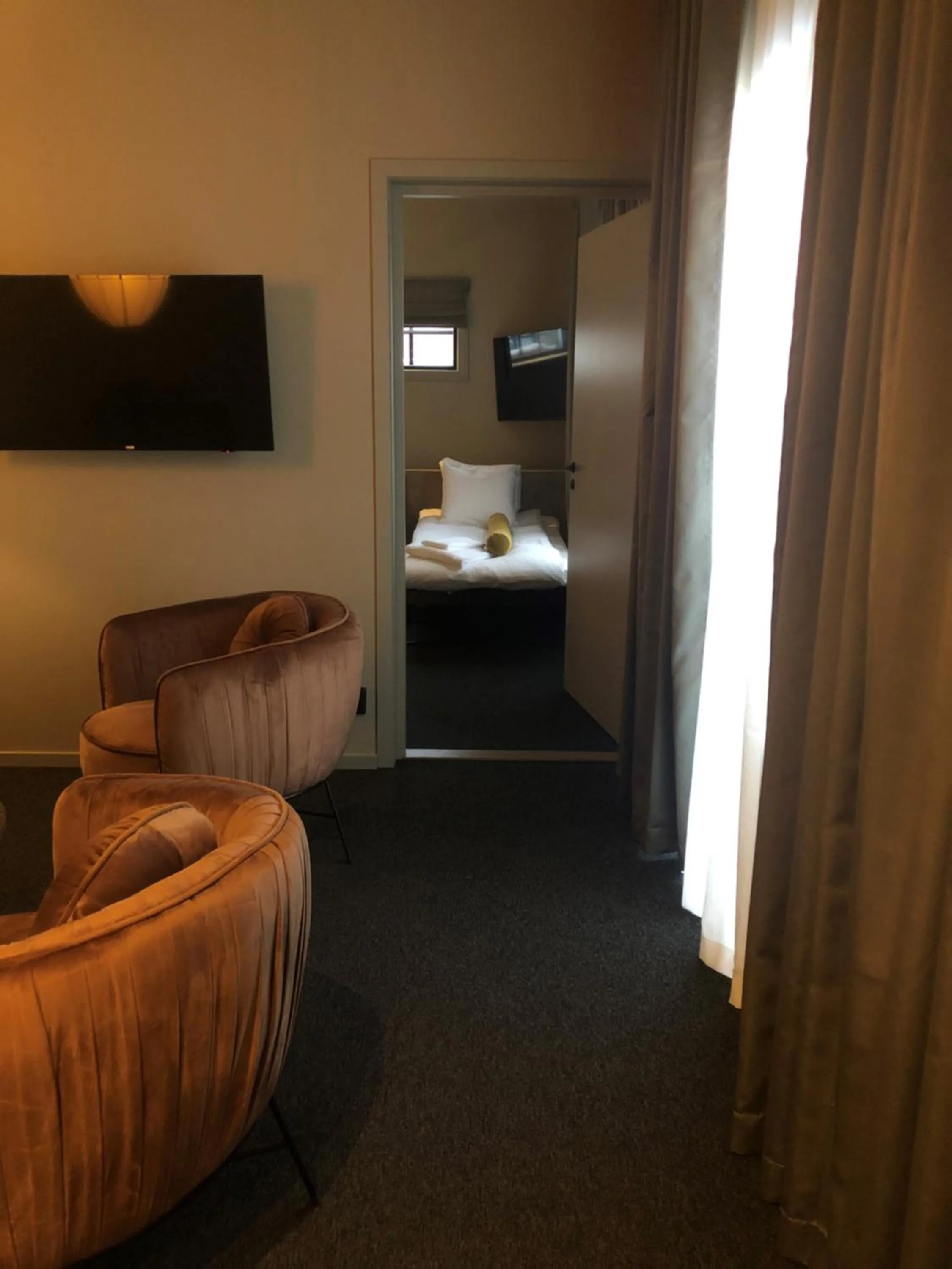 Bed in Hotell Viktors