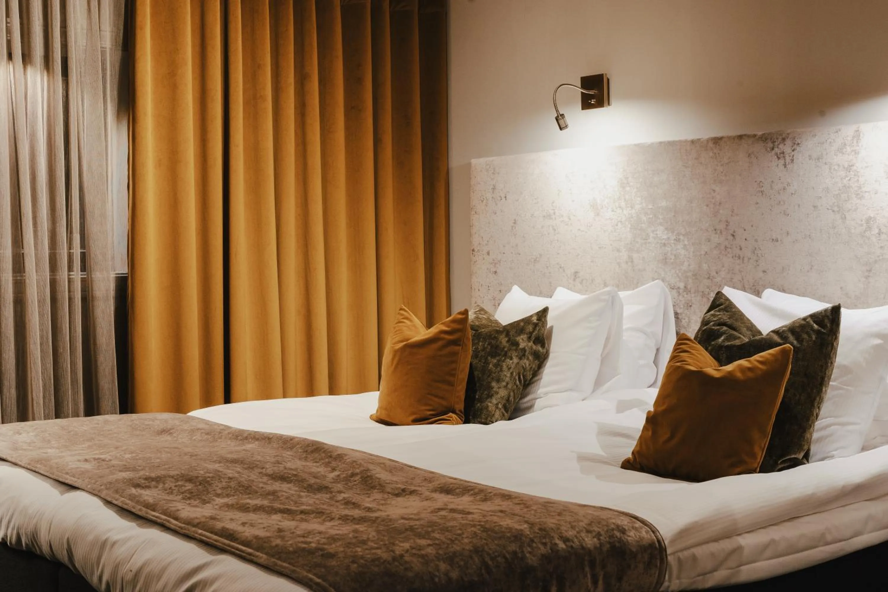 Bed in Hotell Viktors