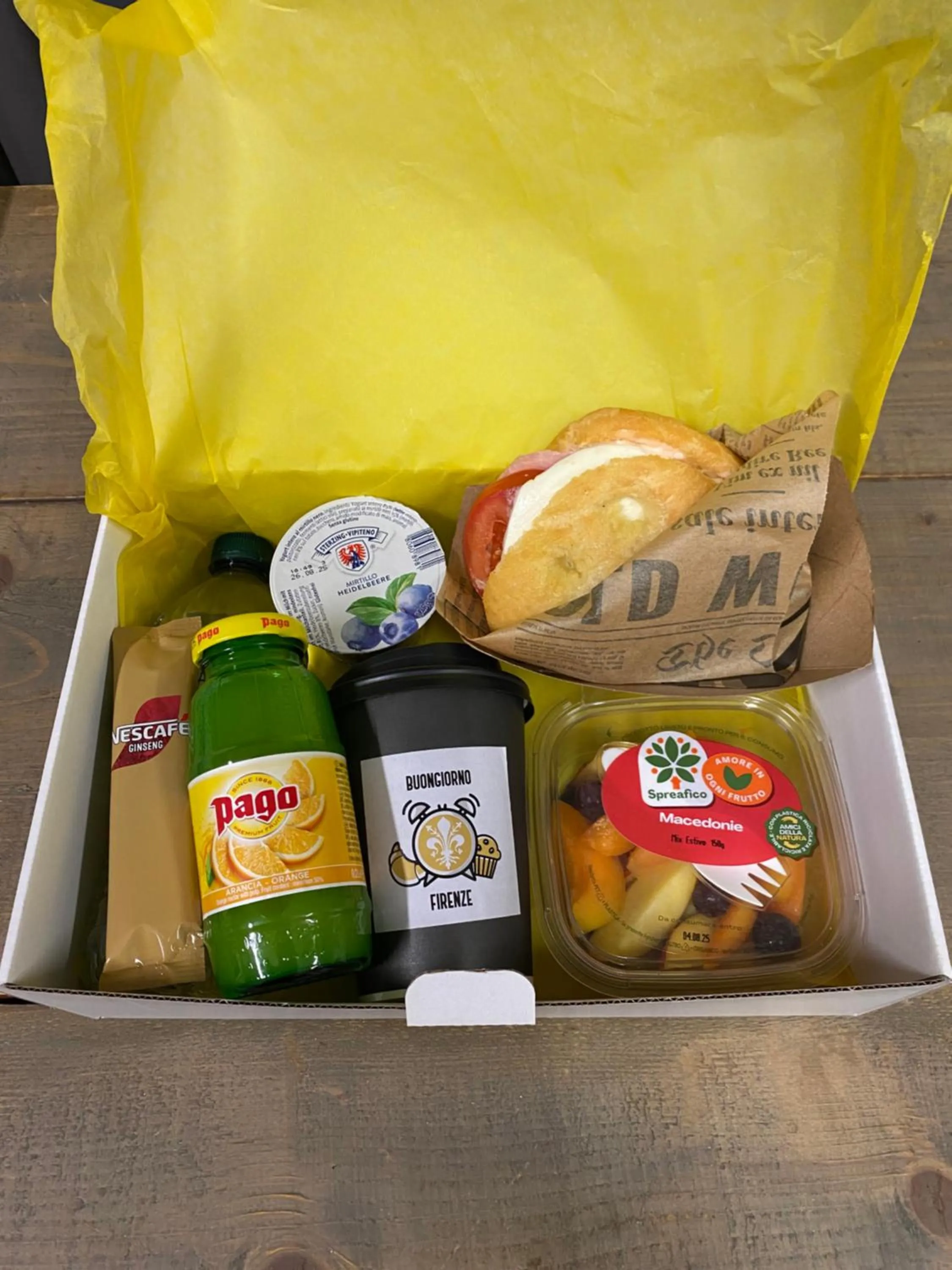 Food and drinks in Corsini Tintori