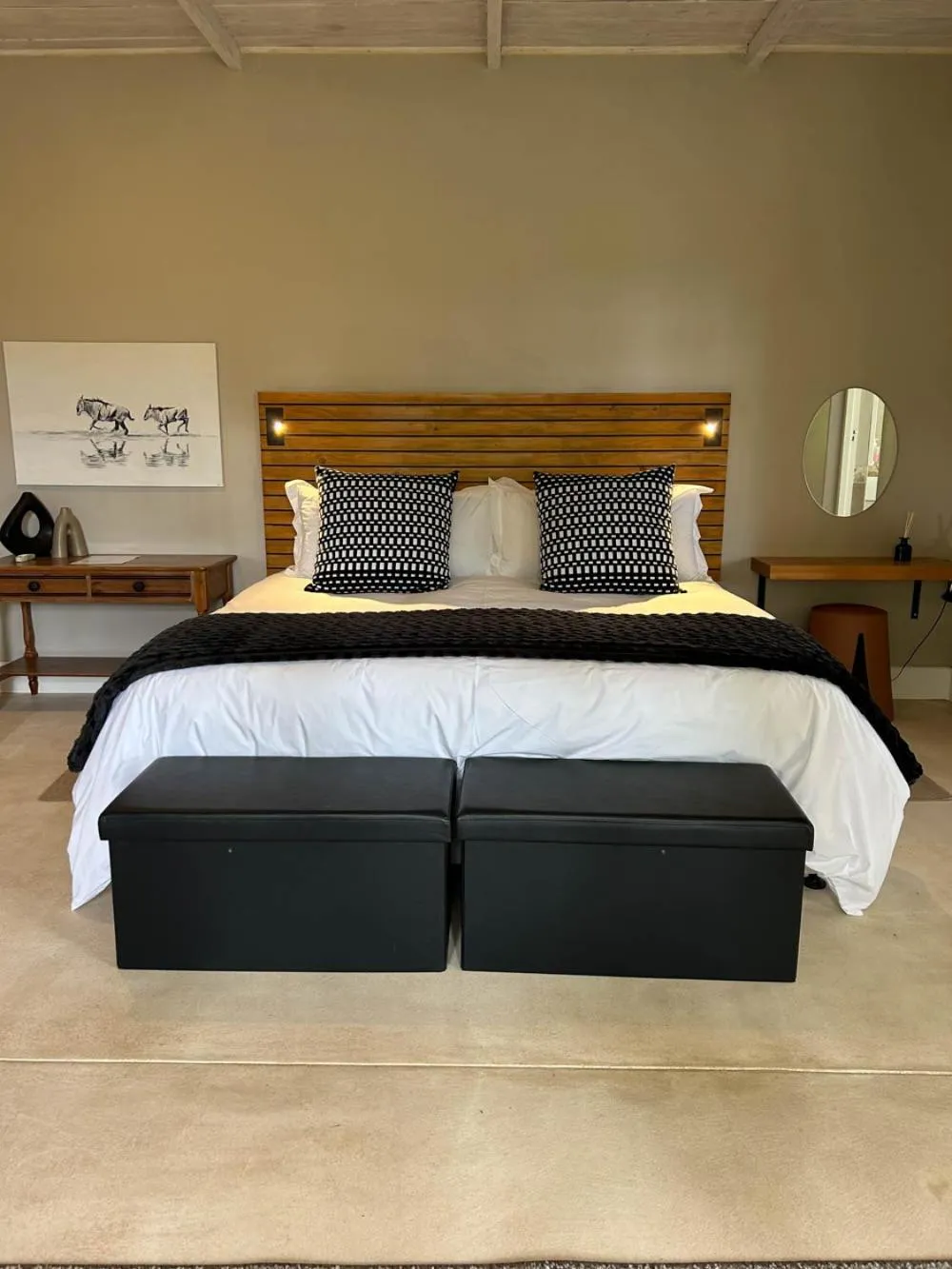 Bed in Chicane Bed and Breakfast