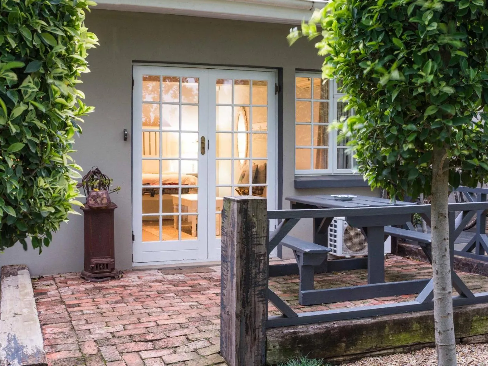 Patio in Chicane Bed and Breakfast