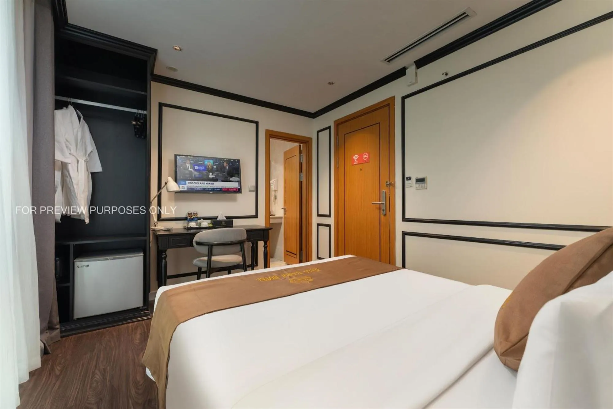 Bed in HALO HANOI HOTEL