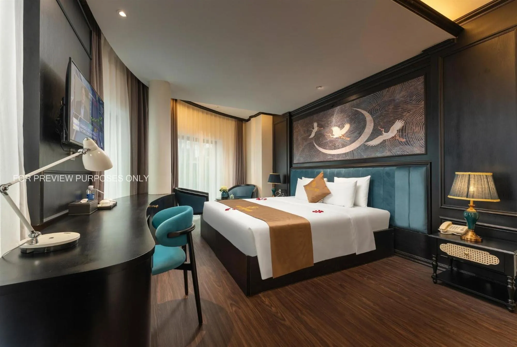 Bed in HALO HANOI HOTEL