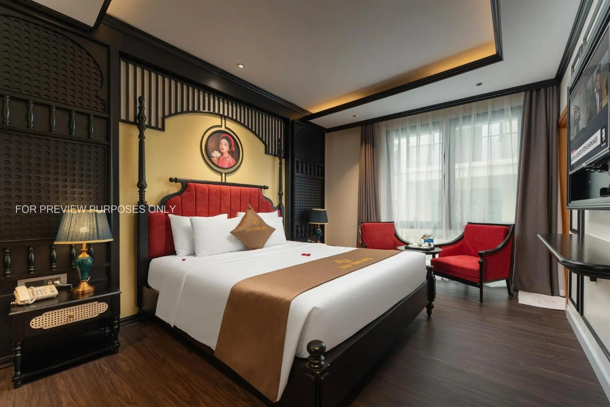 Bed in HALO HANOI HOTEL