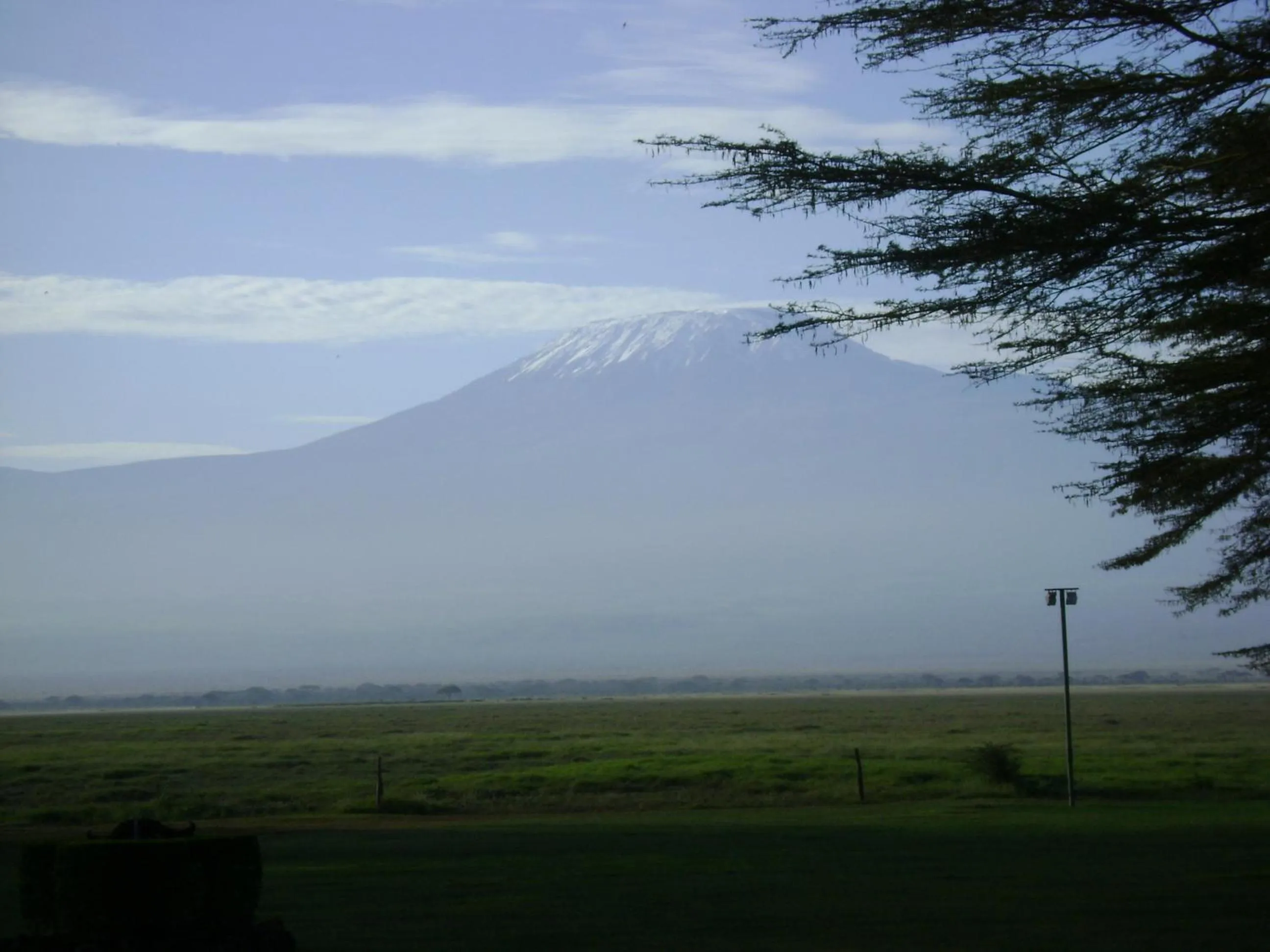 Mountain view in Ol Tukai Lodge Amboseli