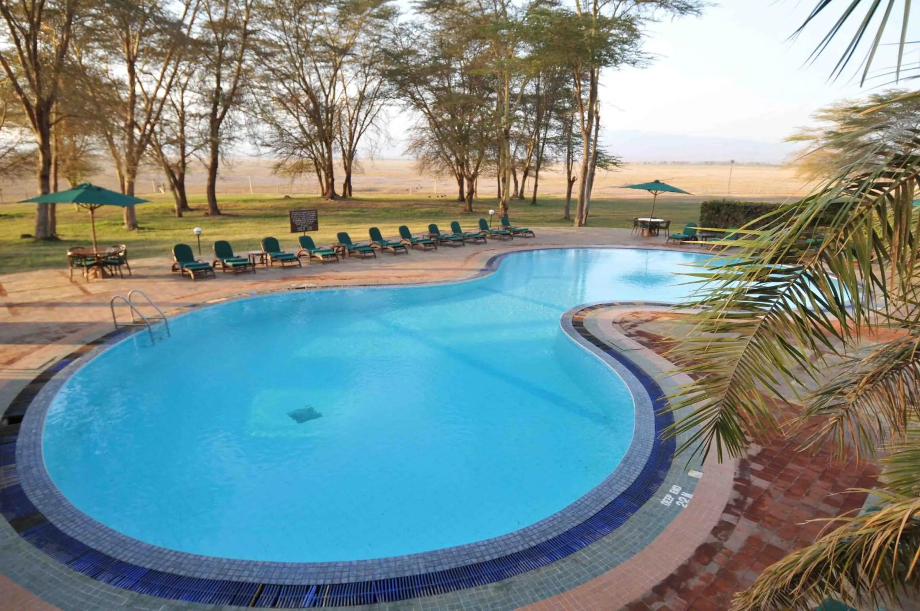Swimming pool in Ol Tukai Lodge Amboseli