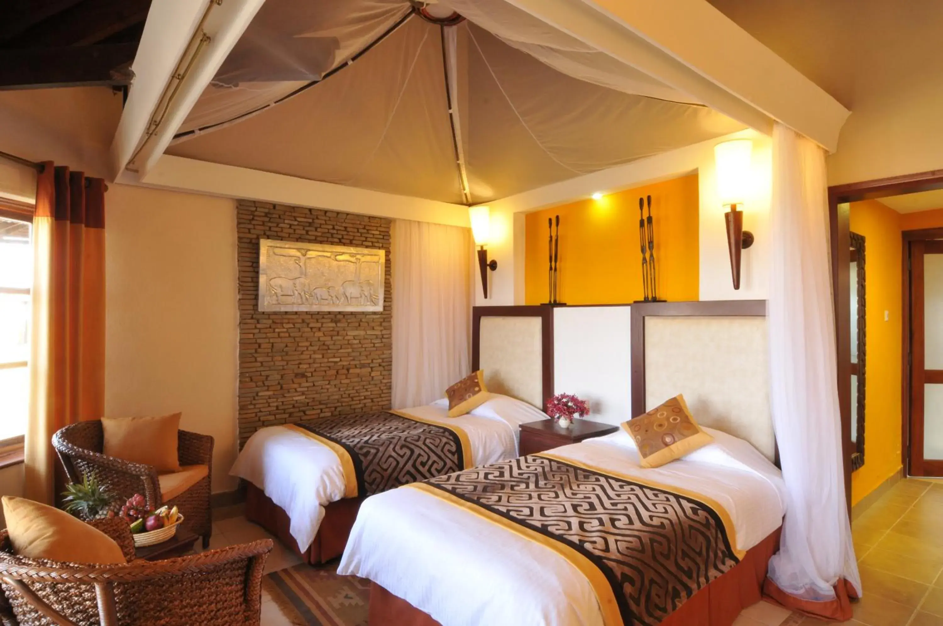 Deluxe Double or Twin Room in Ol Tukai Lodge Amboseli Deluxe Double or Twin Room in Ol Tukai Lodge Amboseli