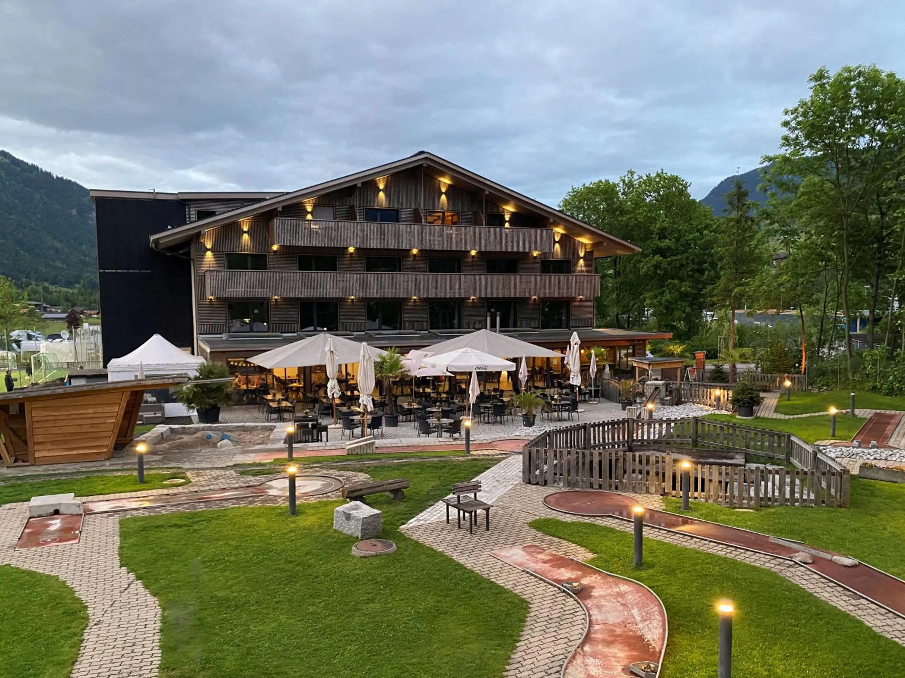 Garden in Frutigresort