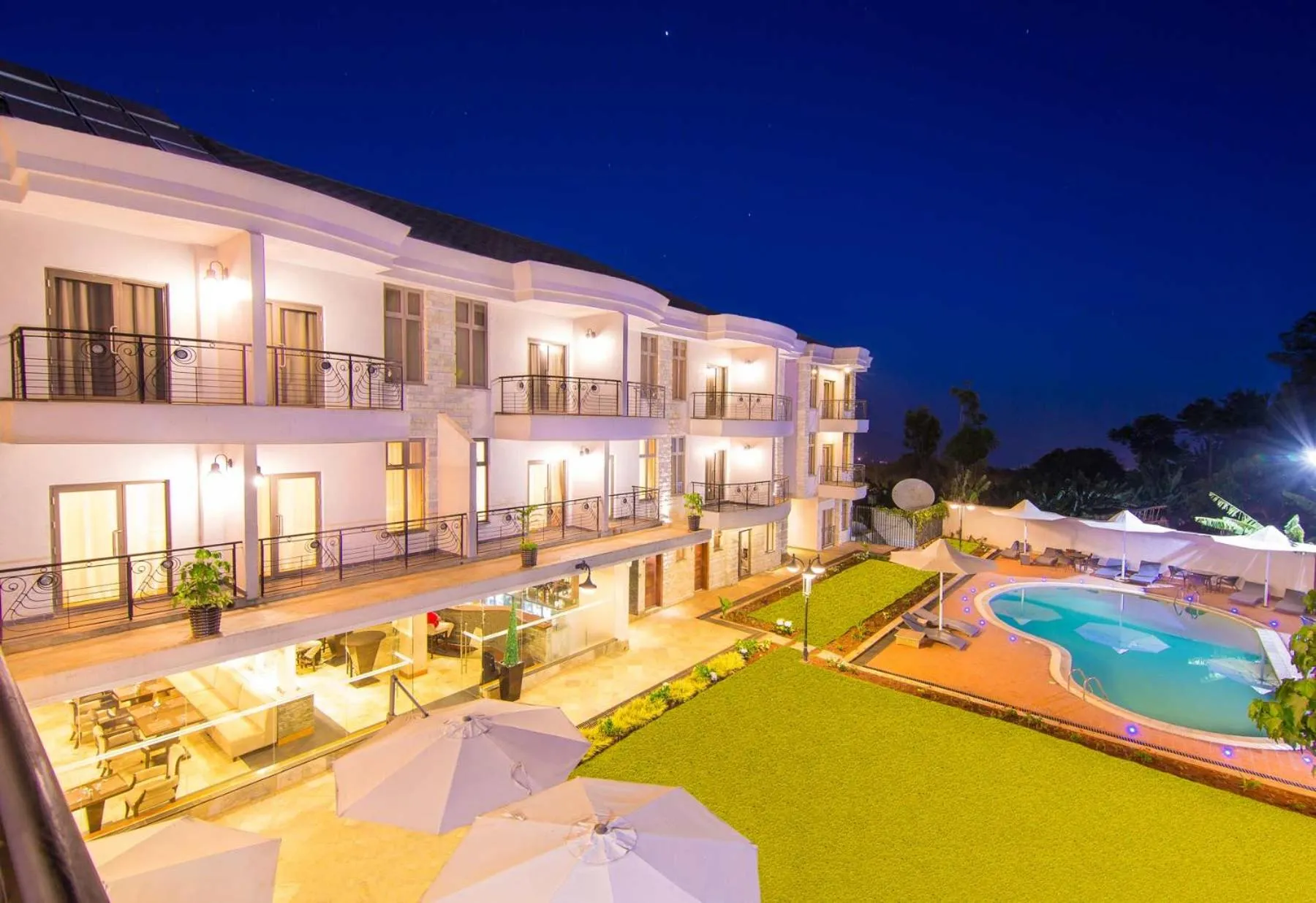 Property building in Alba Hotel Meru