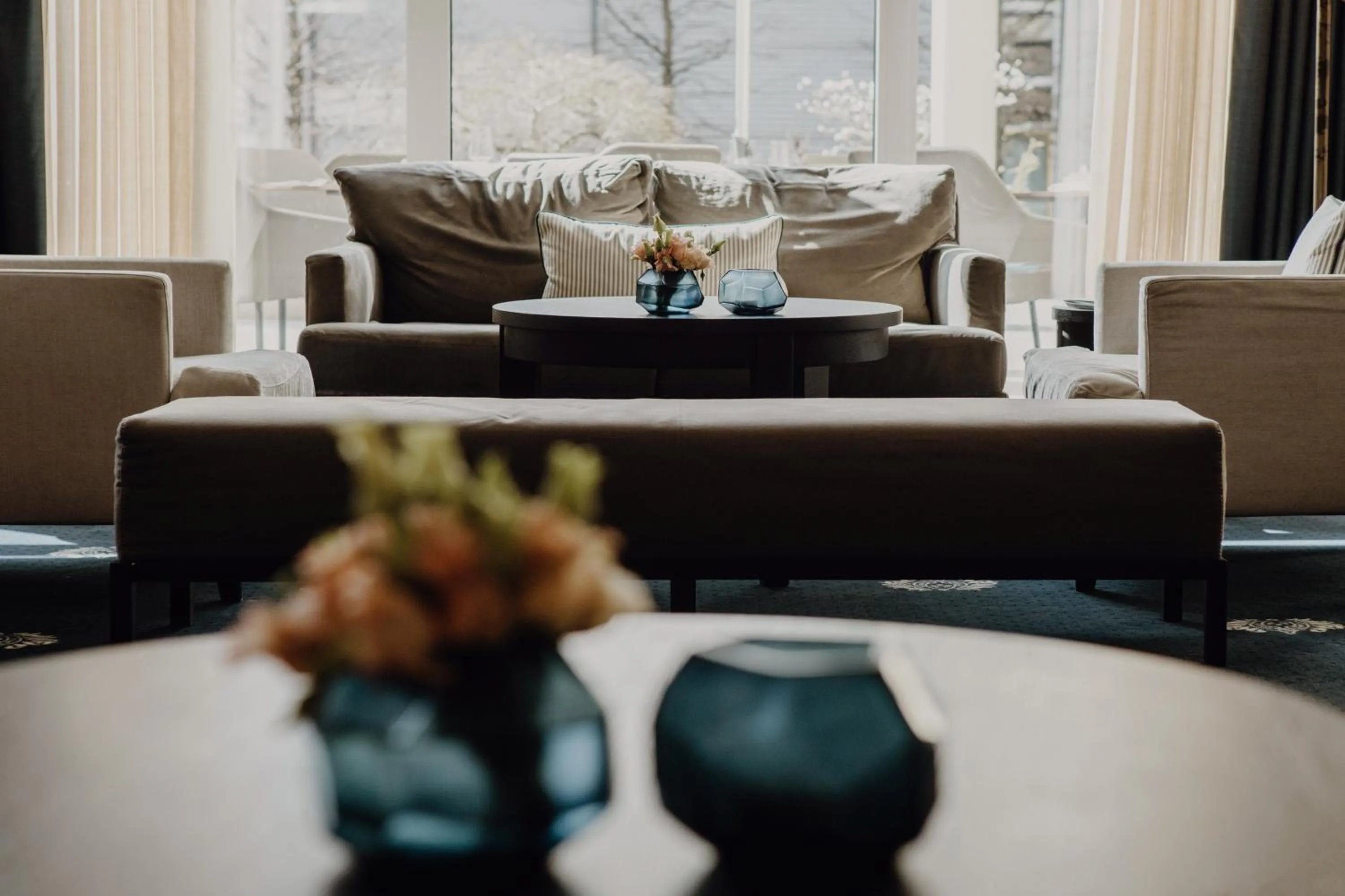 Lobby or reception in Hotel Vier Jahreszeiten Starnberg