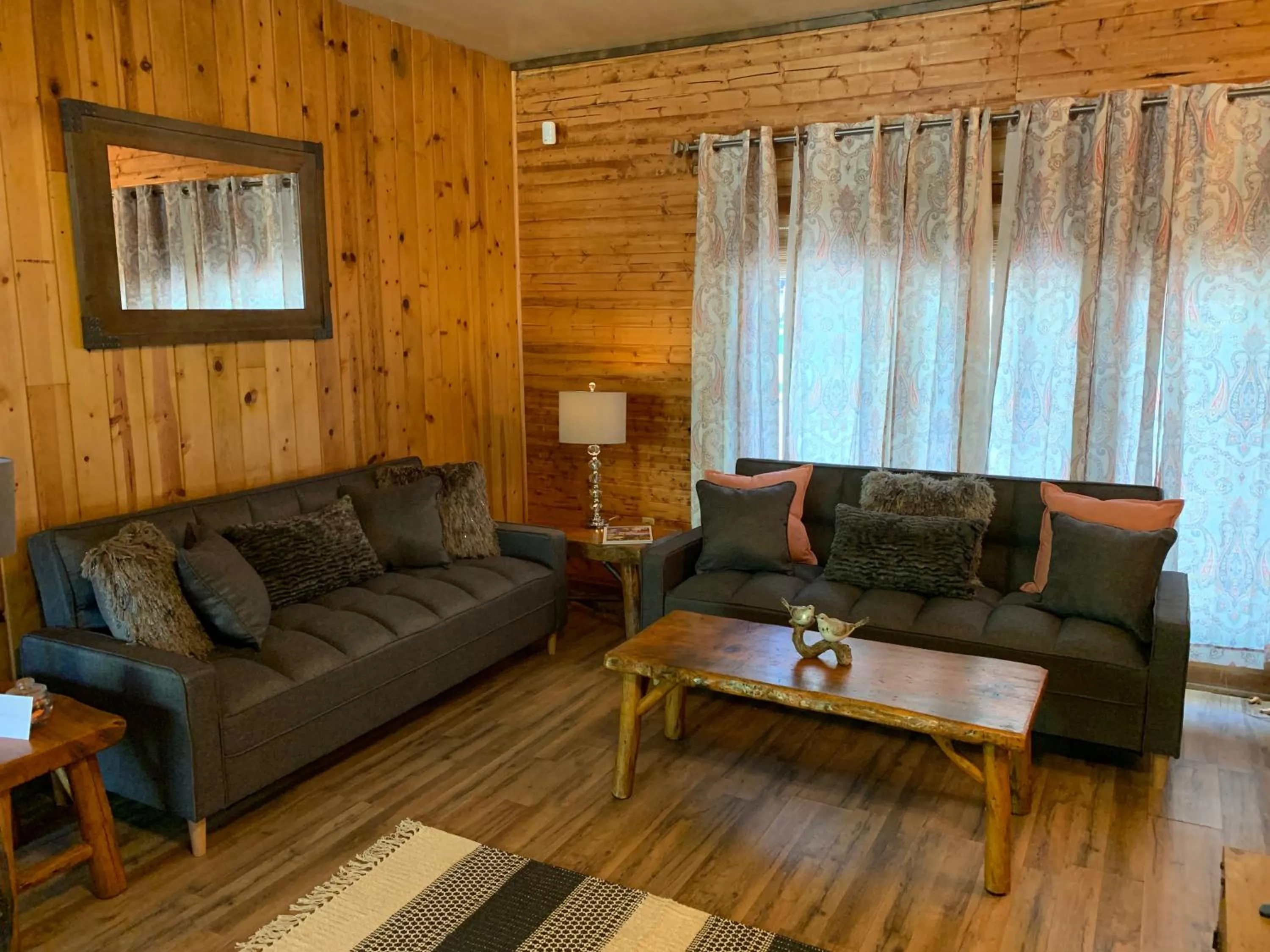 Living room in Grey Squirrel Resort