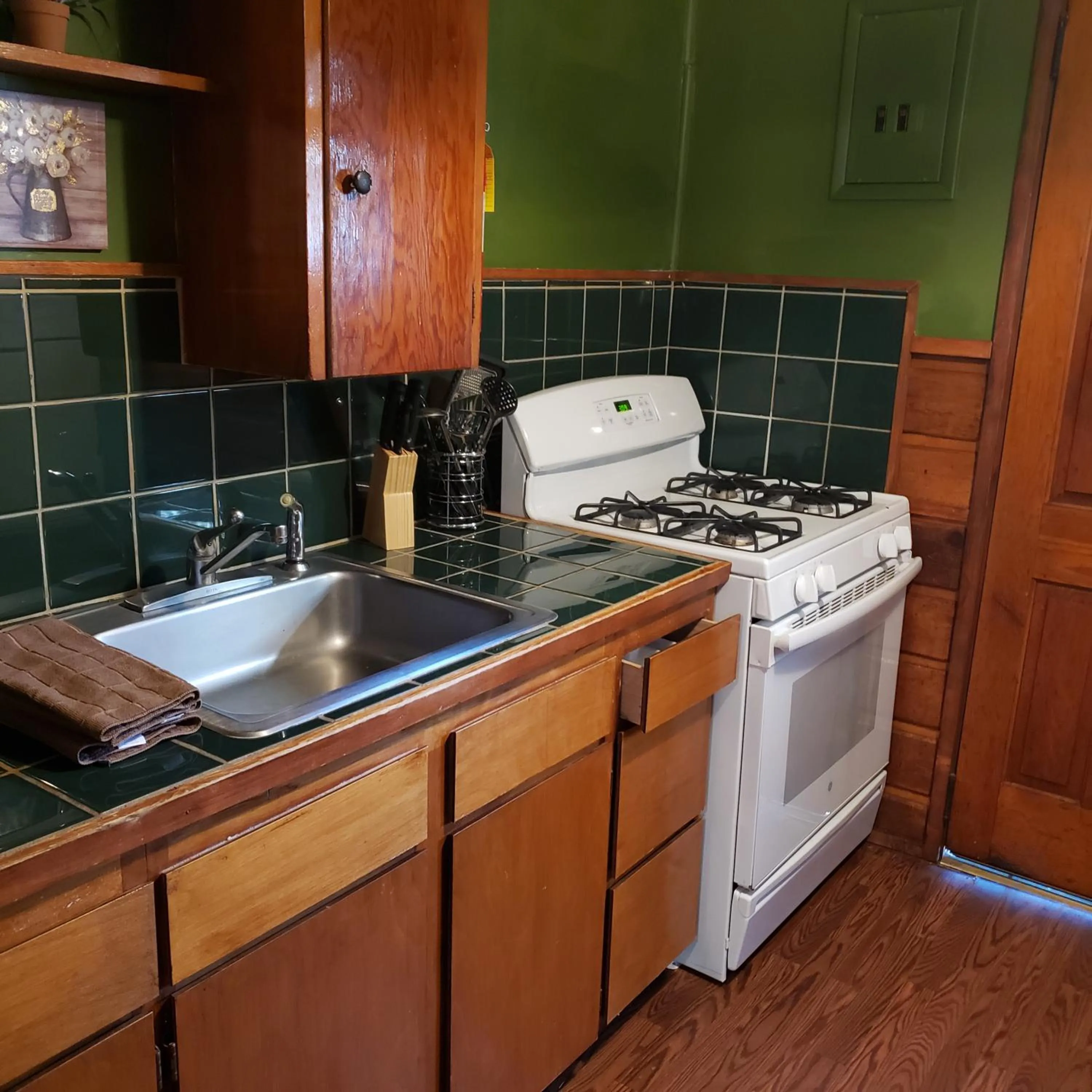 Kitchen or kitchenette in Grey Squirrel Resort