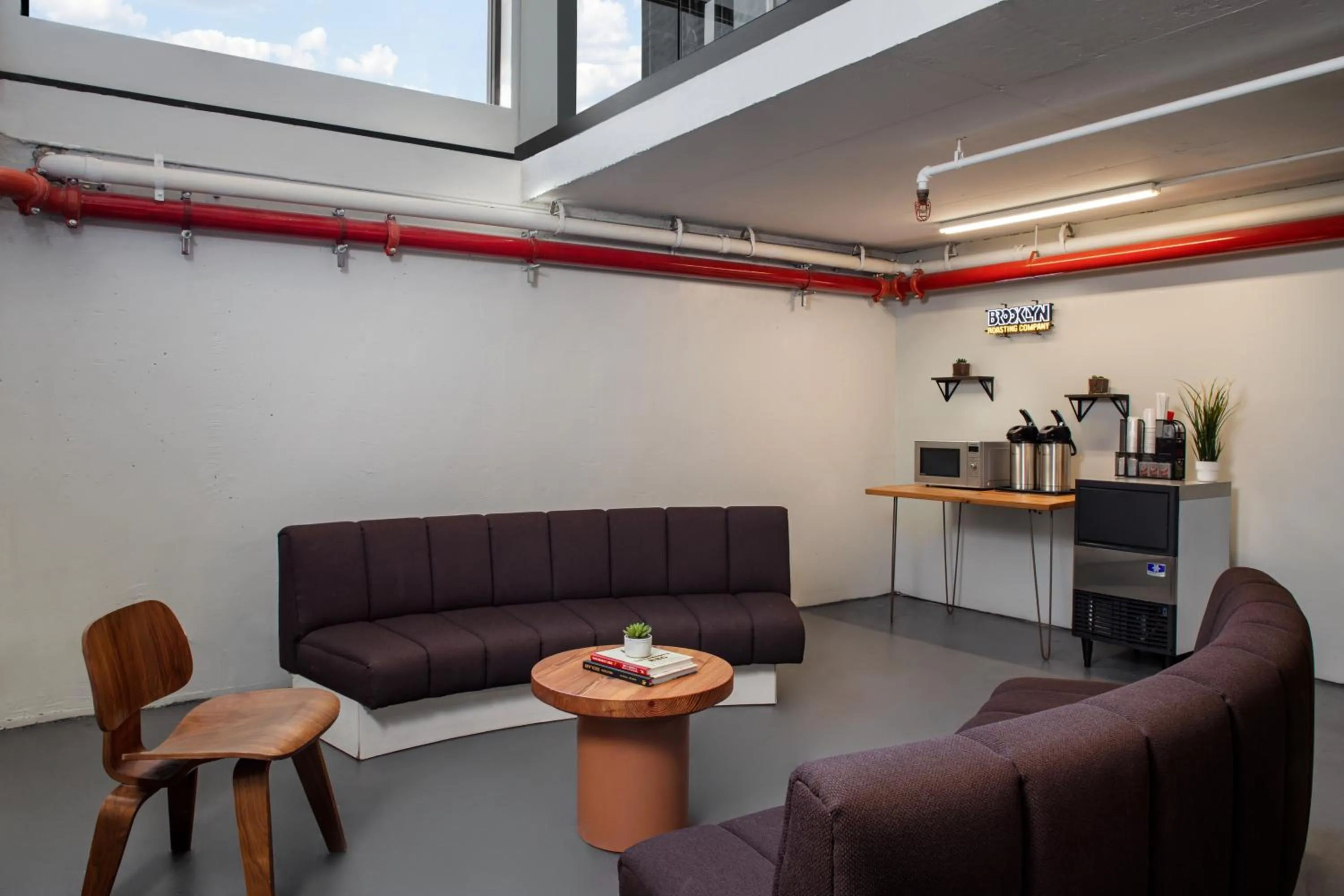 Communal lounge/ TV room in The Baltic Hotel