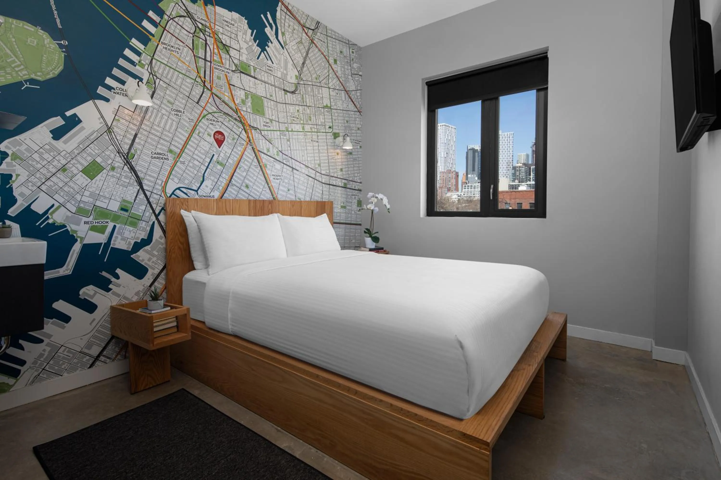 View (from property/room), Bed in The Baltic Hotel